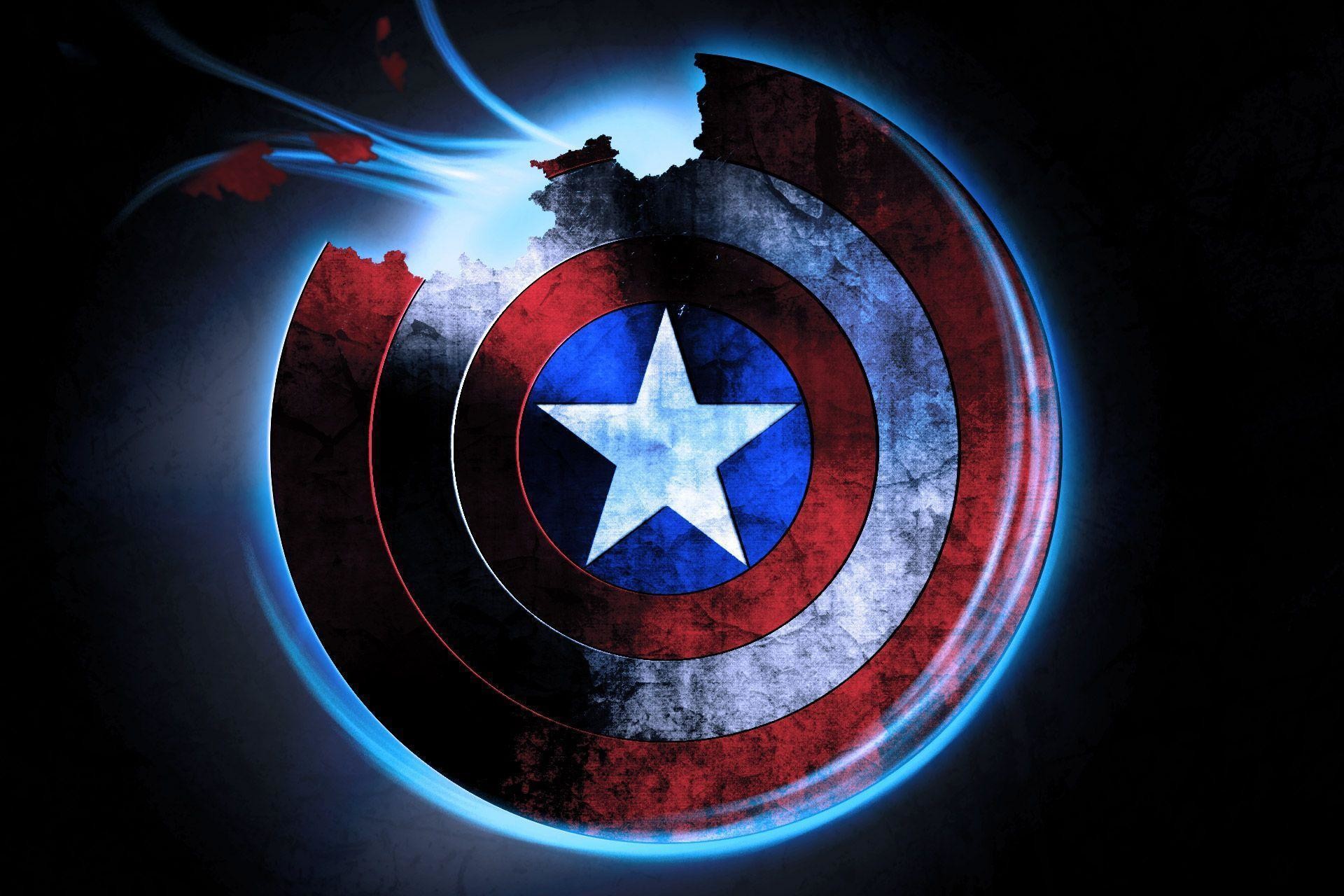 Captain America Logo Wallpapers 81 Pictures