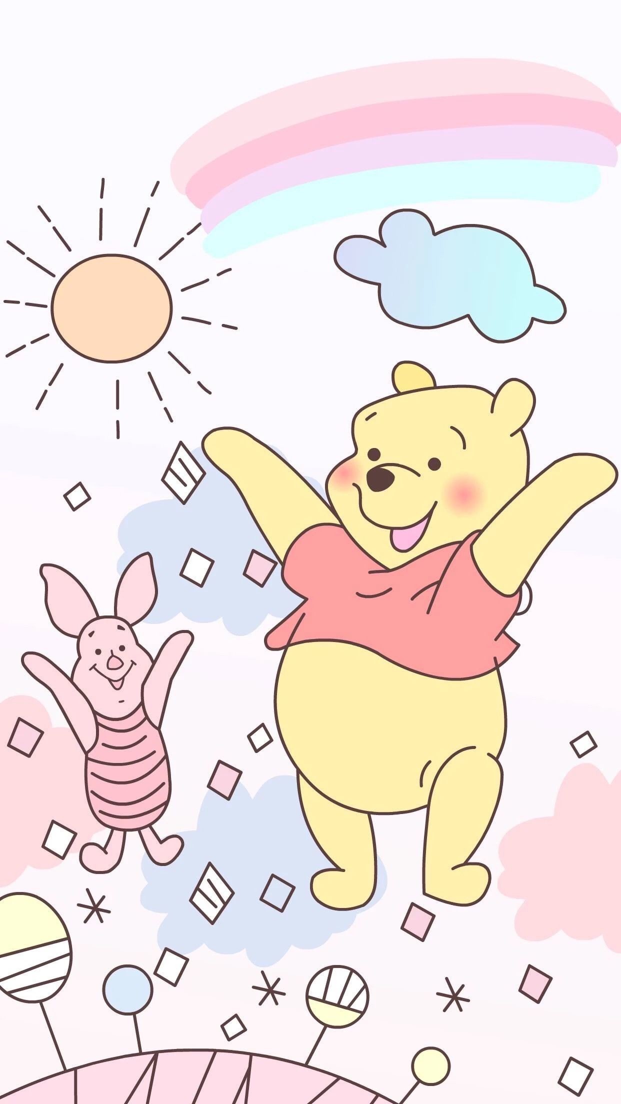 Cute Winnie The Pooh Wallpaper For Iphone | aesthetic elegants