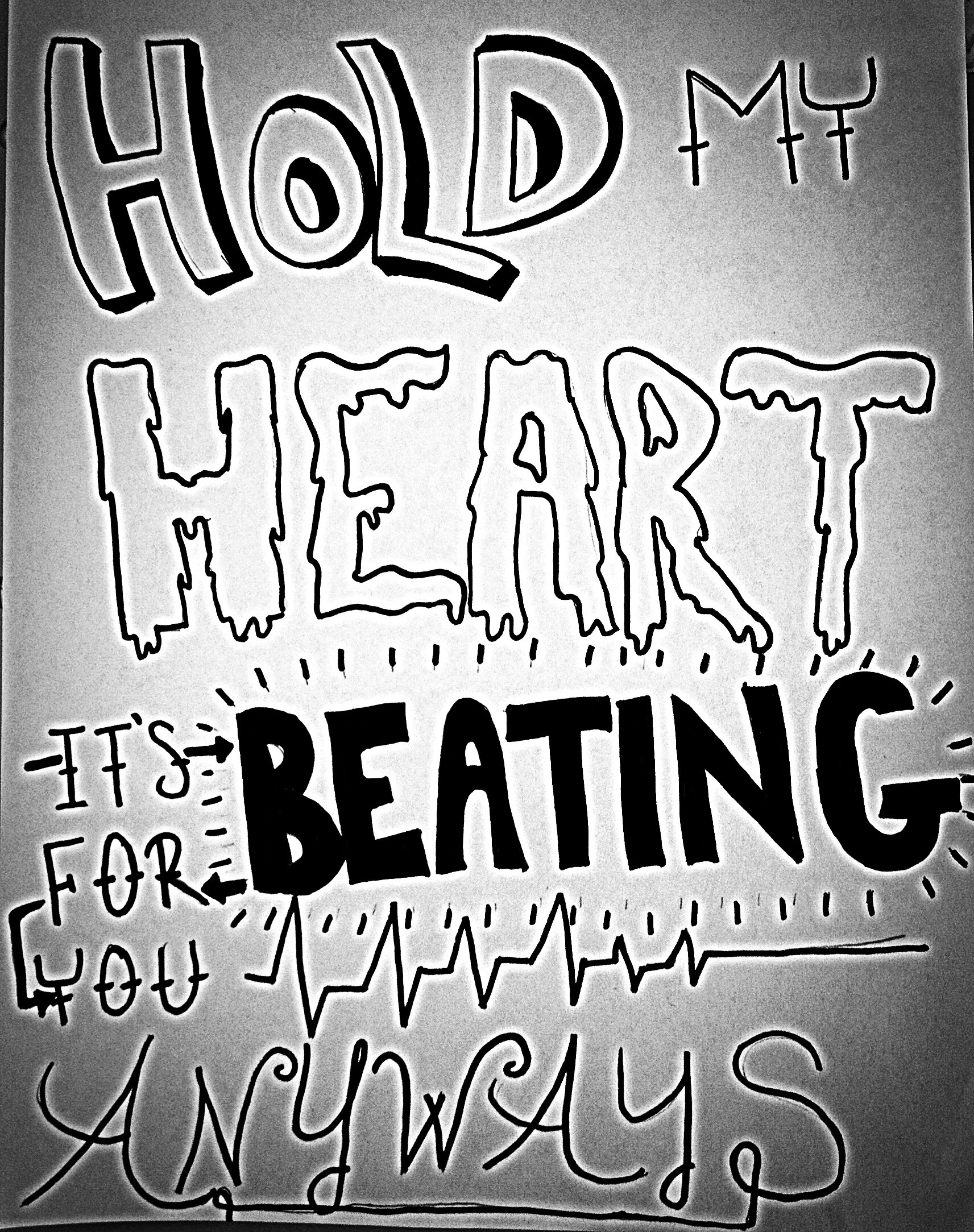 Pierce the Veil song quote. Caraphernelia 1713x2167