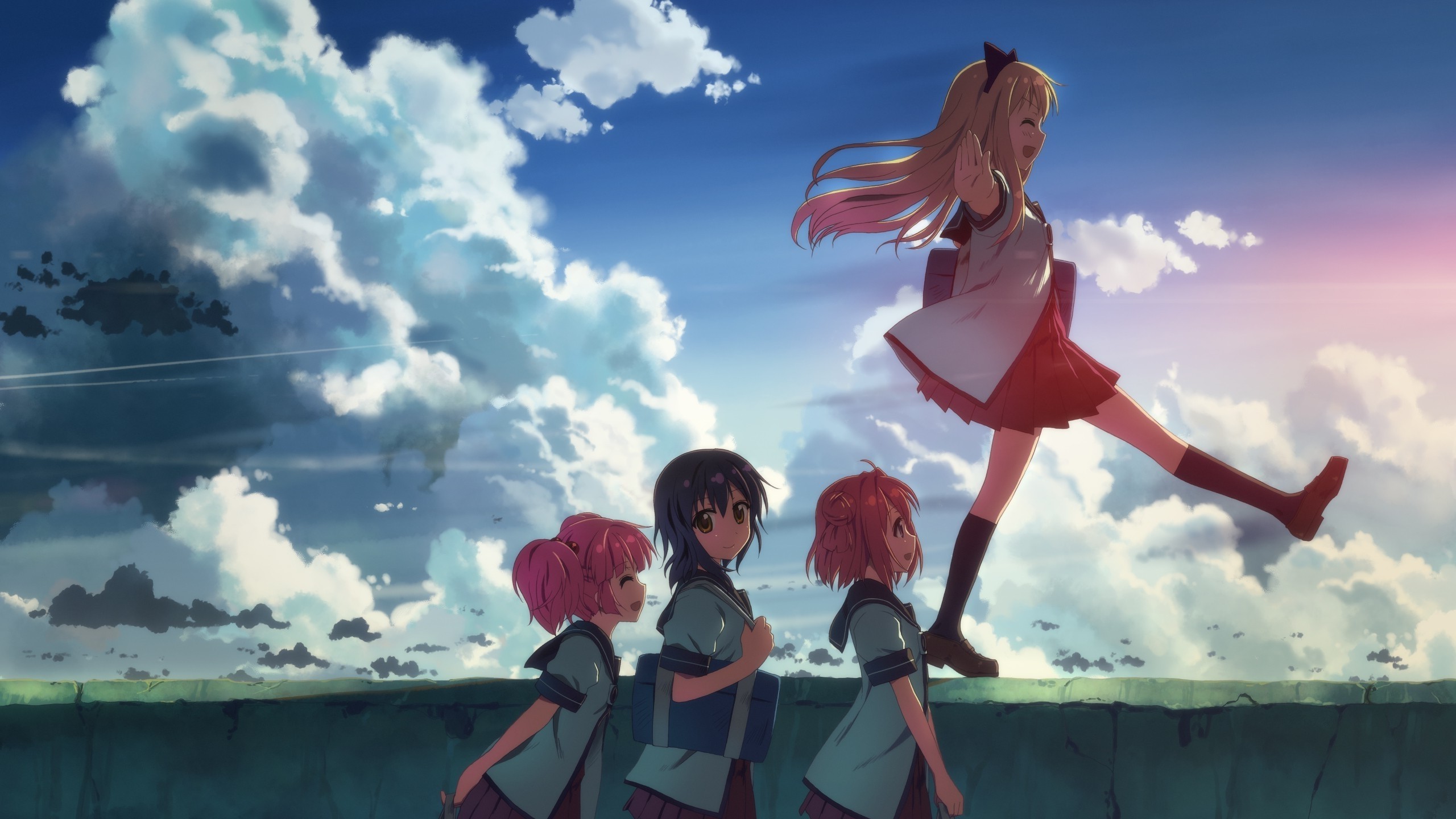Papel de parede HD para desktop: Anime, Casal, Beijo, Empregada, Yuri  baixar imagem grátis #1054907