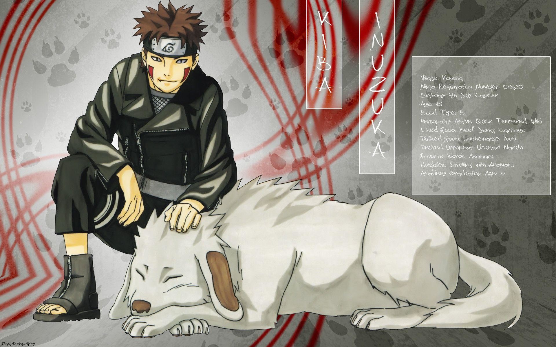 Kiba Inuzuka Y Akamaru wallpaper - 471986 1920x1200