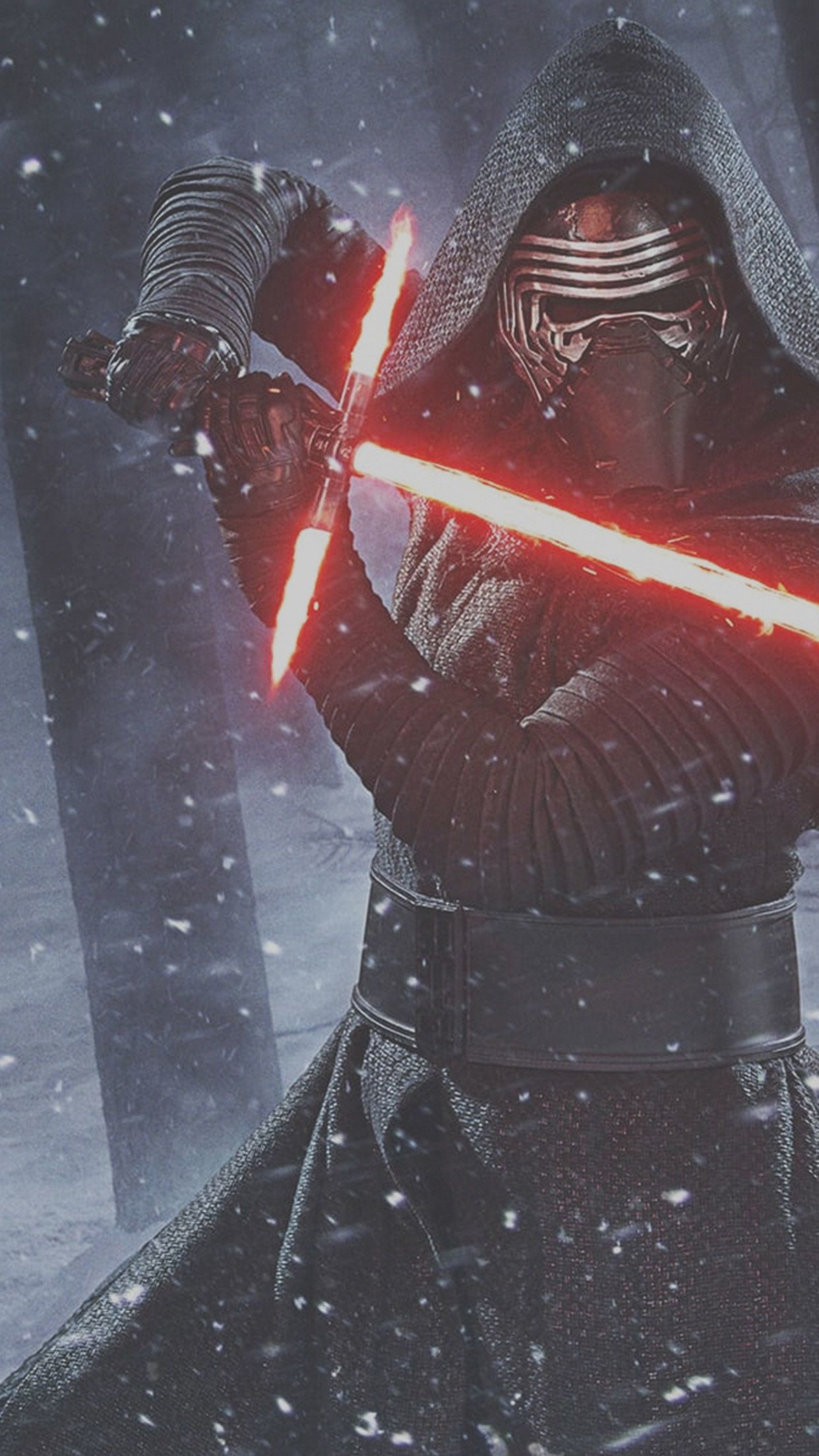 Star-Wars-The-Force-Awakens-Kylo-Ren-Lightsaber-Wallpaper-iDeviceArt 1242x2208
