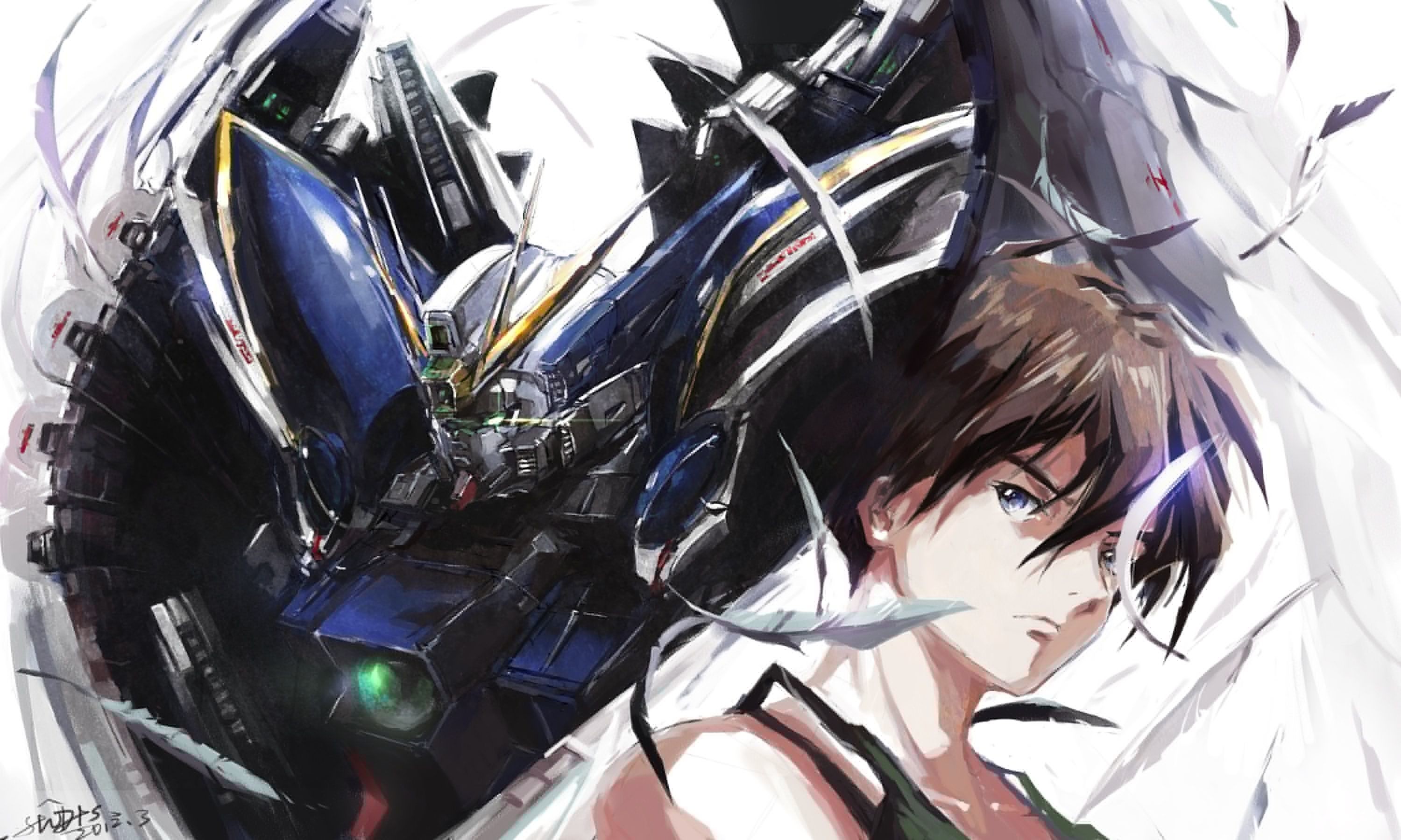 gundam wing zero wallpaper fallen zero