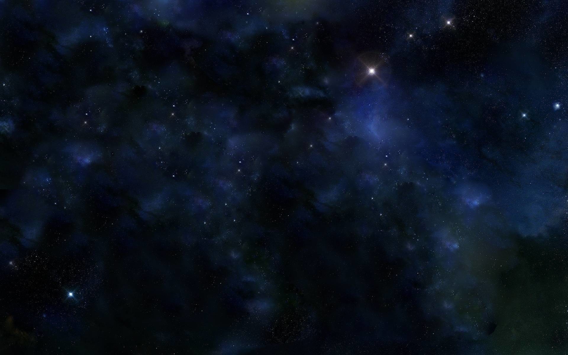black star space background