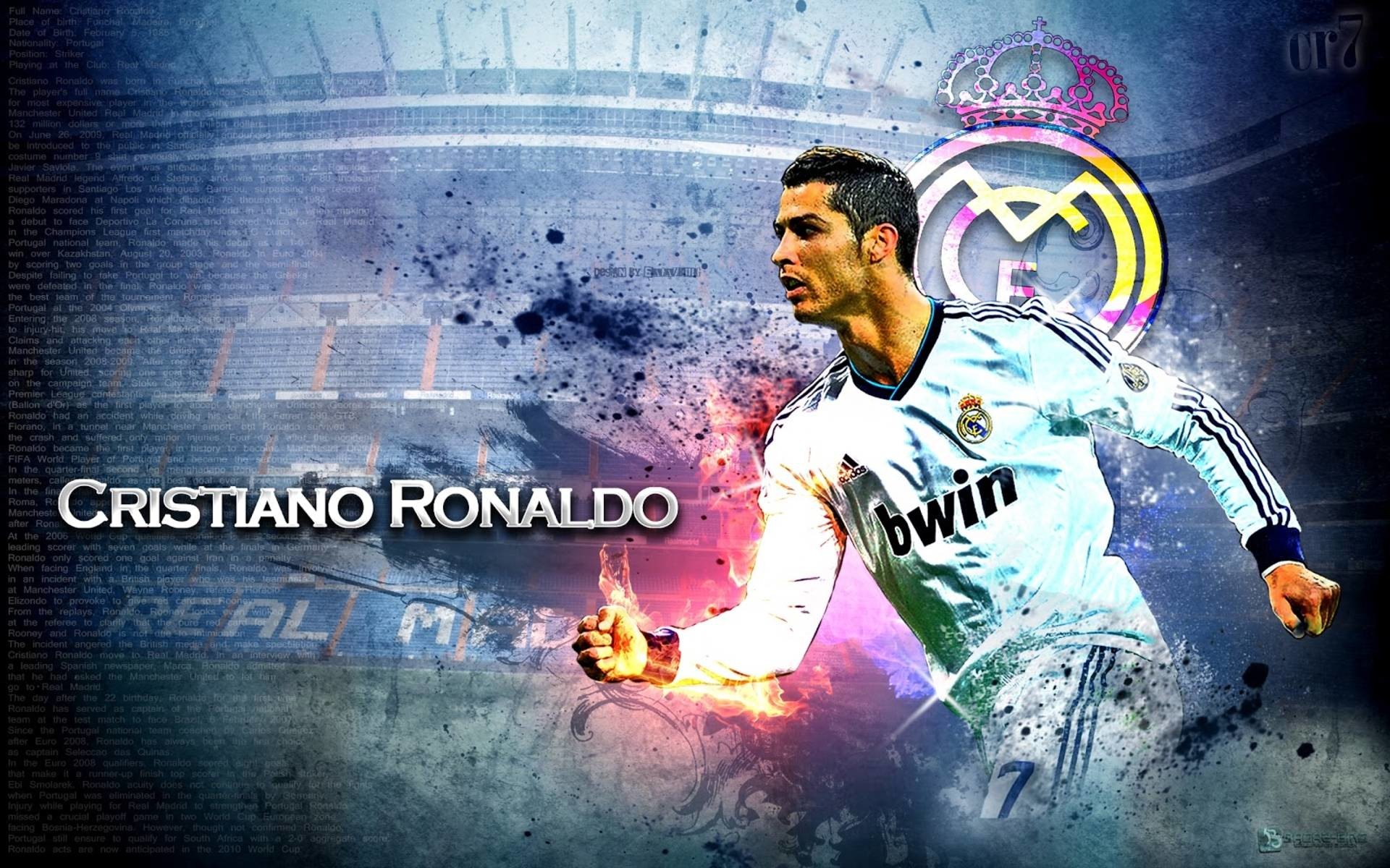 Cristiano Ronaldo Mobile Wallpaper by NewGenGFX on DeviantArt