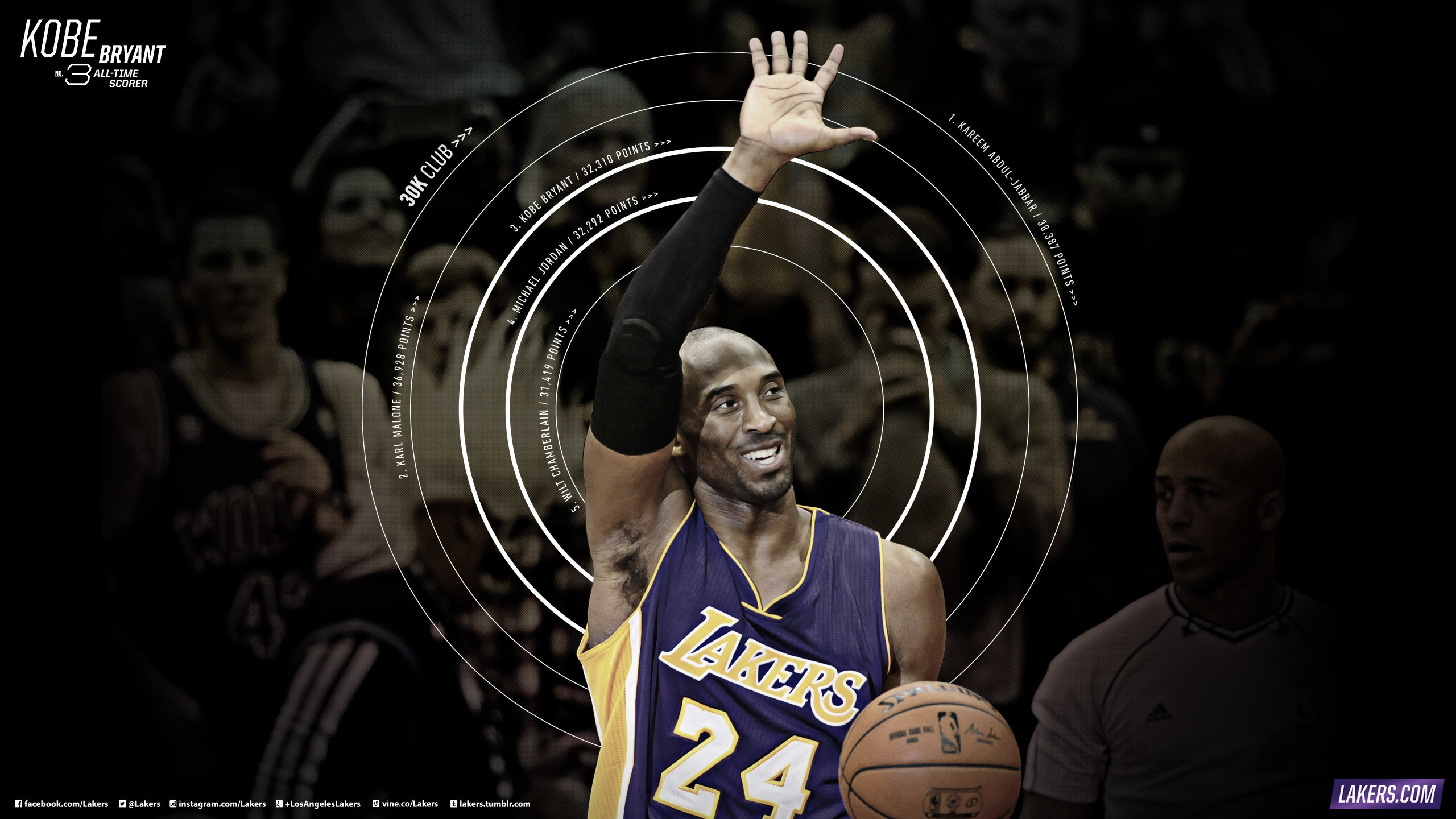 Download Kobe Bryant Cool Sparks Wallpaper
