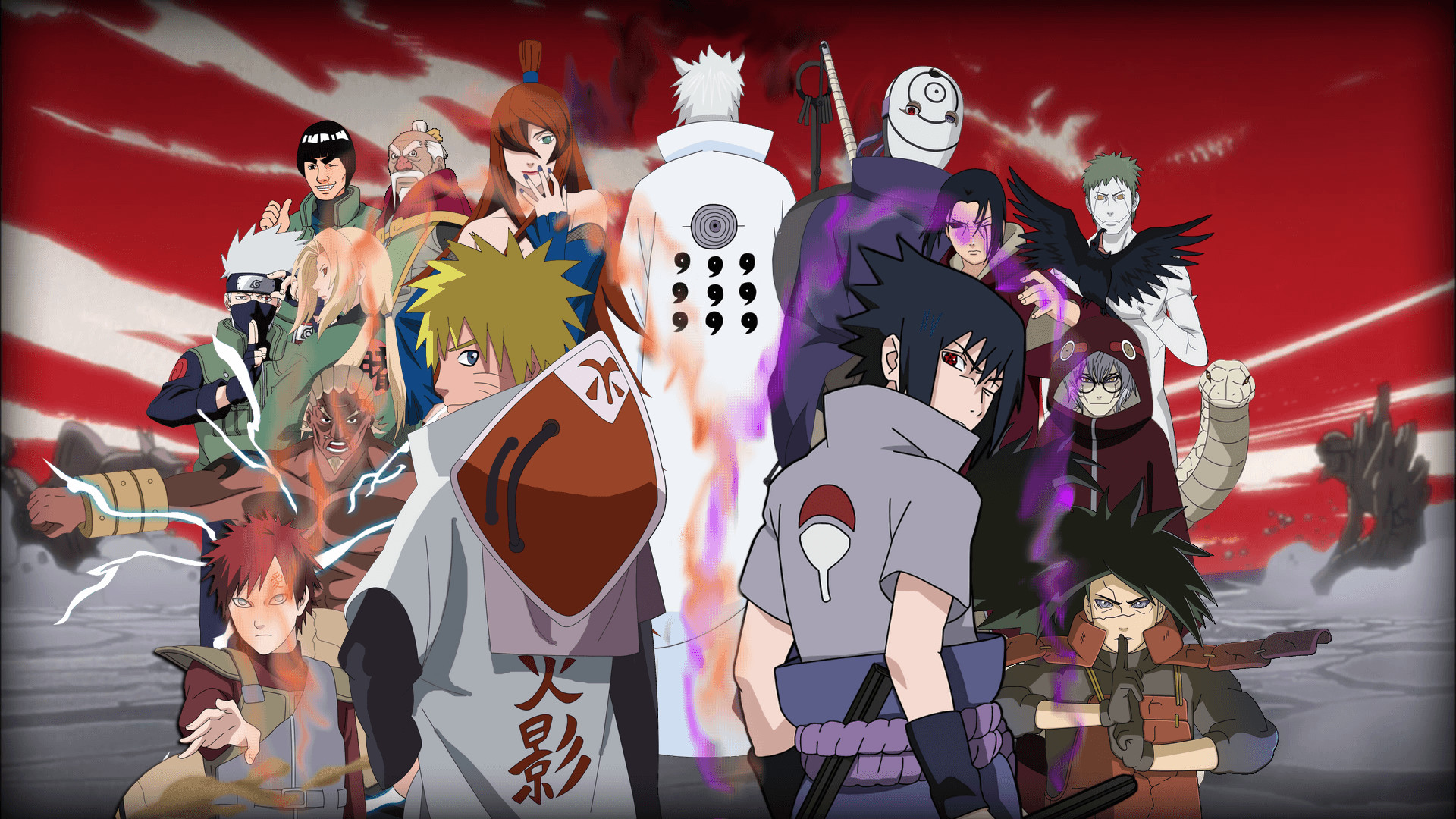 Download Naruto Shippuden All Characters Icons Wallpaper  Wallpaperscom
