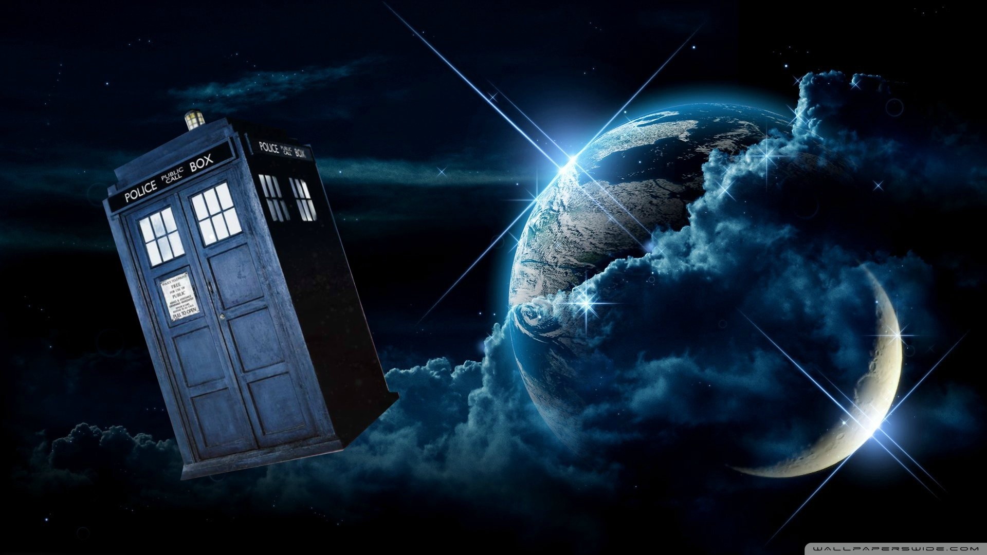 Doctor Who Wallpaper Tardis In Space