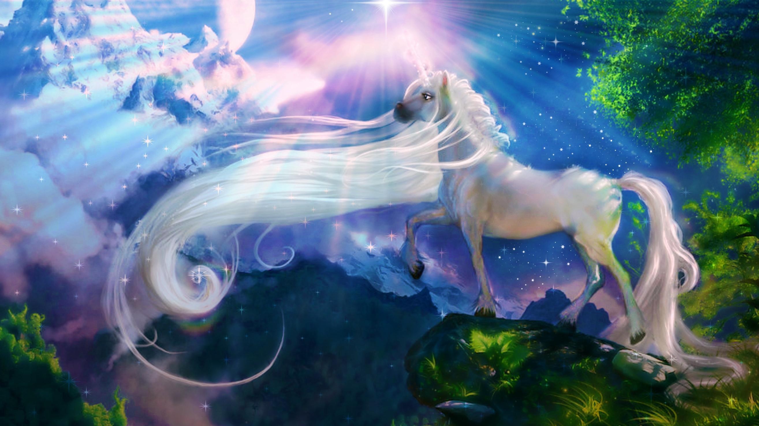 rainbow unicorn wallpaper widescreen