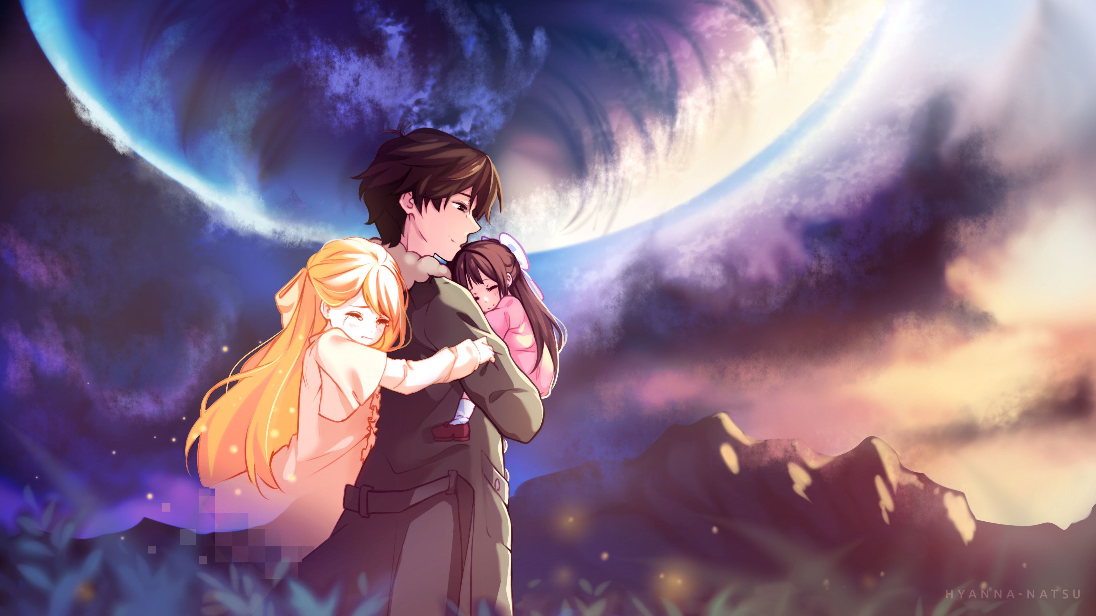 Anime Boy And Girl Hugging Wallpaper Anime Wallpapers