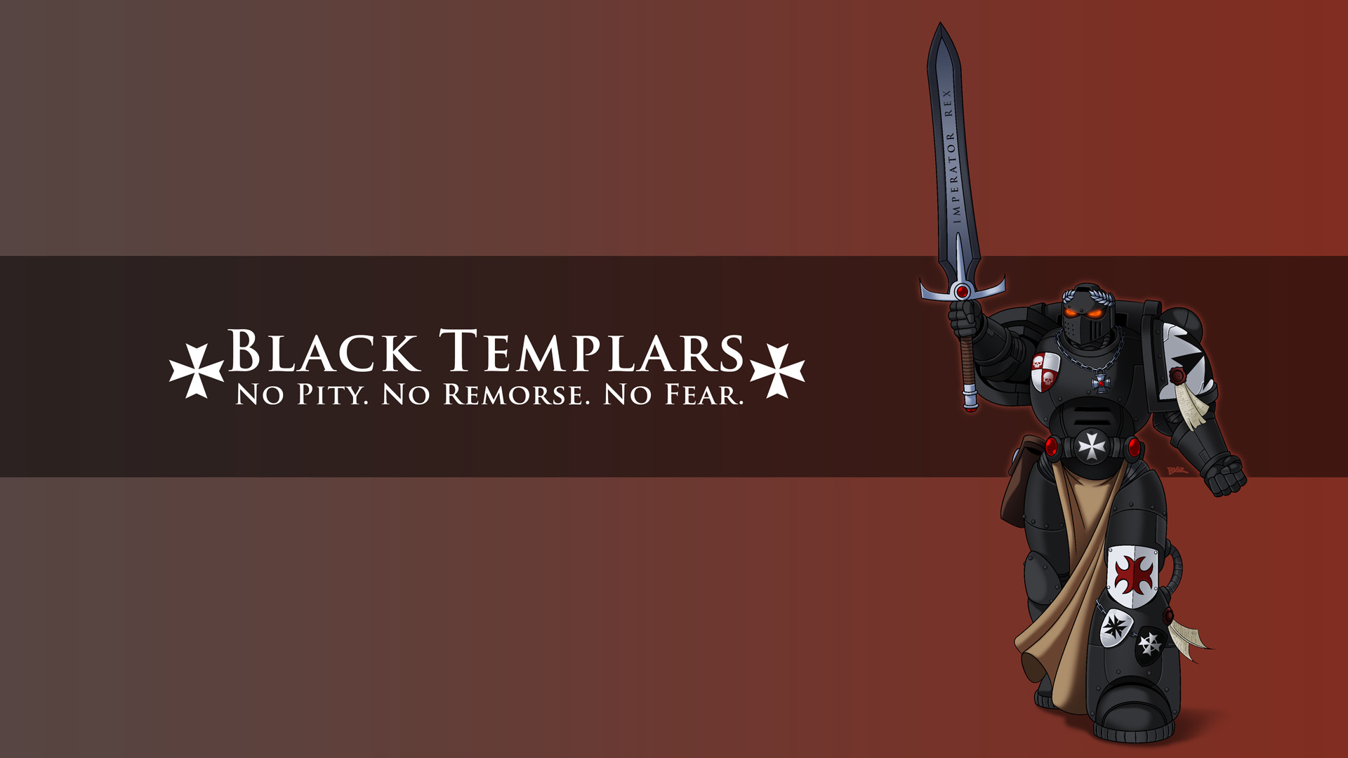 black templars wallpaper  Google Search  Templars Warhammer art  Warhammer