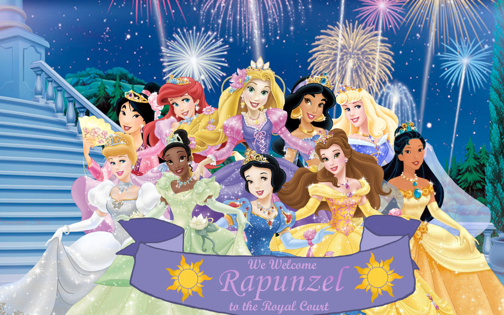 Disney Princess Wallpaper 14 by fenixfairy on DeviantArt