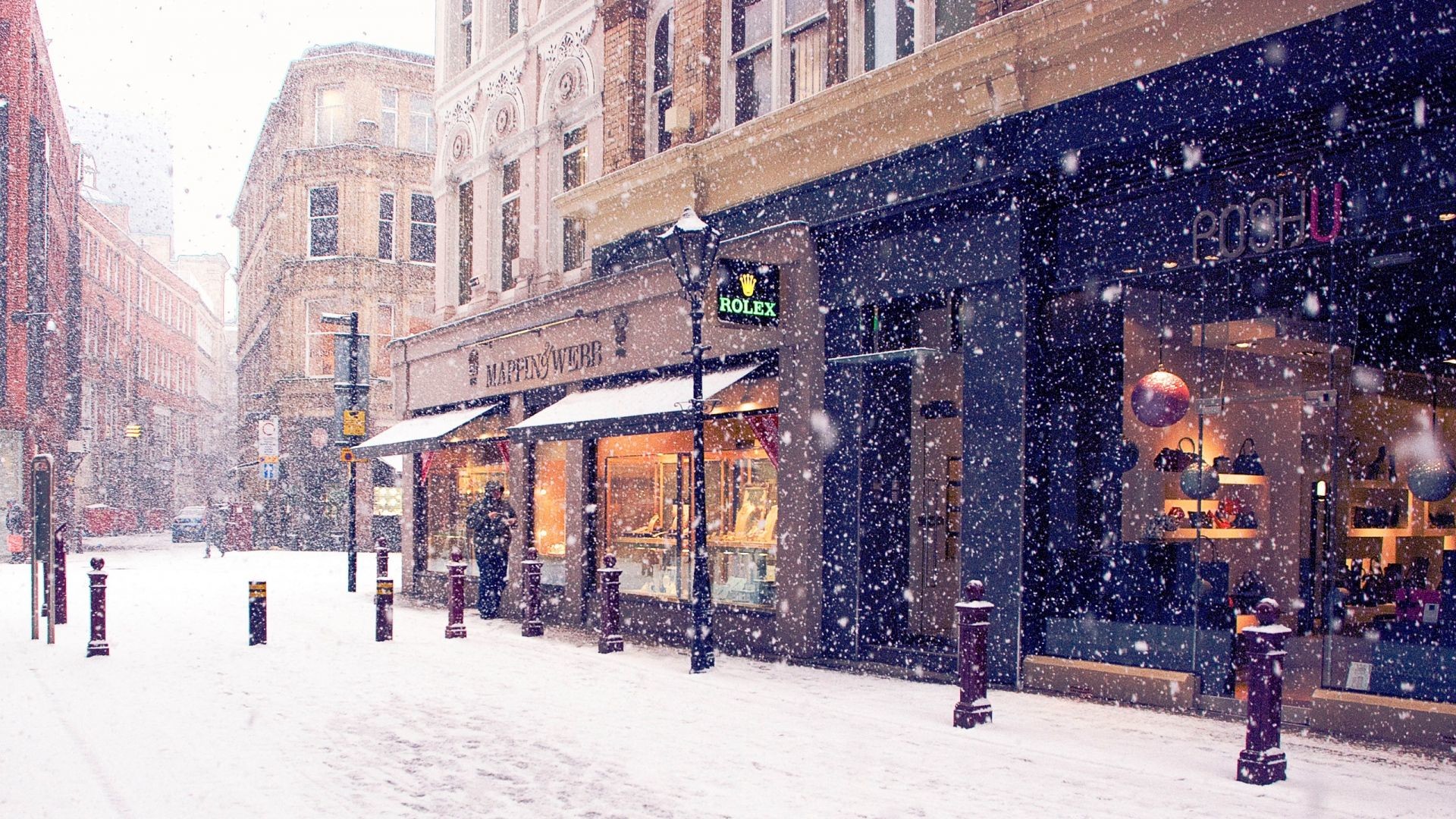 snow city wallpaper - Google'da Ara 1920x1080