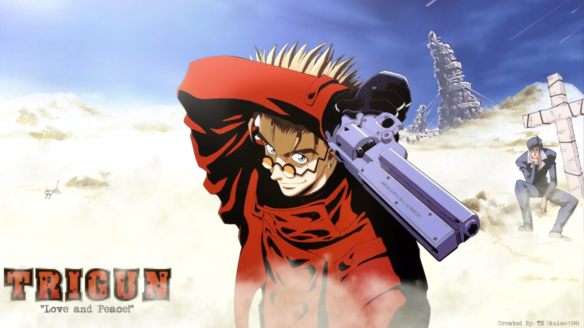 Vash the Stampede Trigun 1080p HD Wallpaper Background 1920x1080