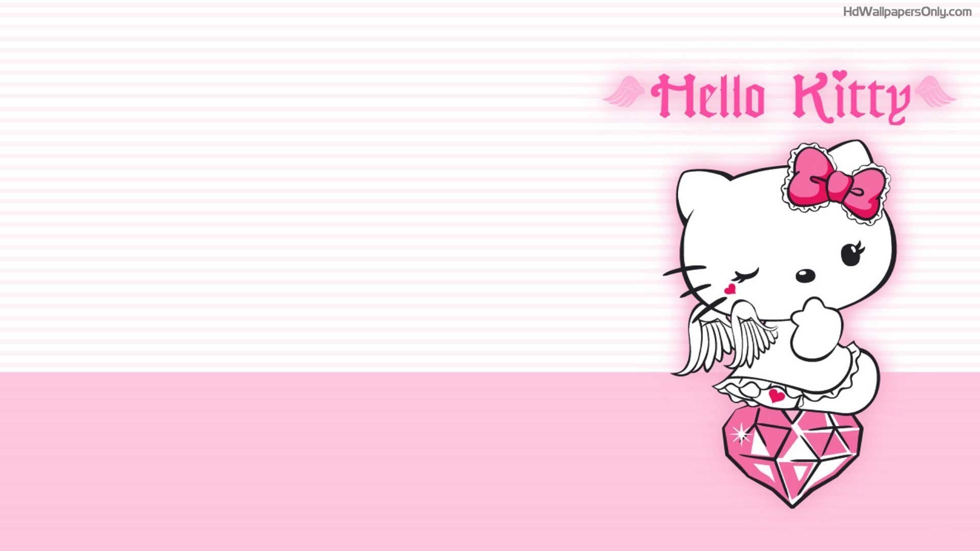 Cute Hello Kitty  Pink Pattern Background Wallpaper Download  MobCup