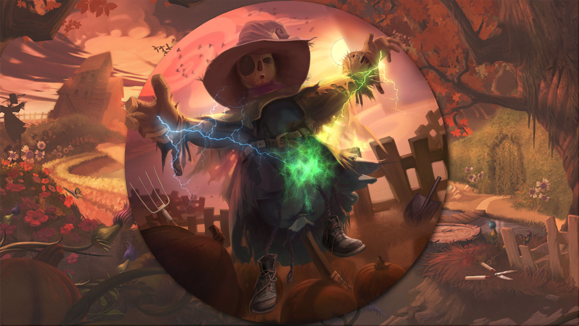 Scarecrow. Wallpaper from Drawn: The Painted Tower 1920x1080