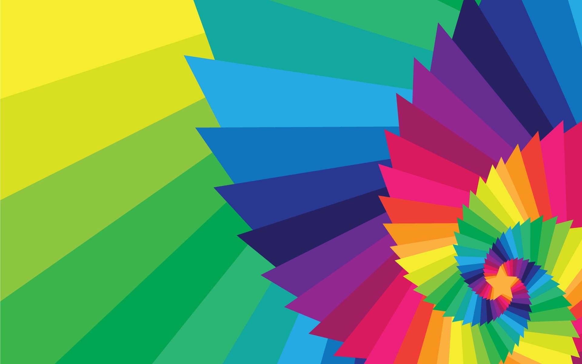 bright 3d colour wallpaper 1920x1200