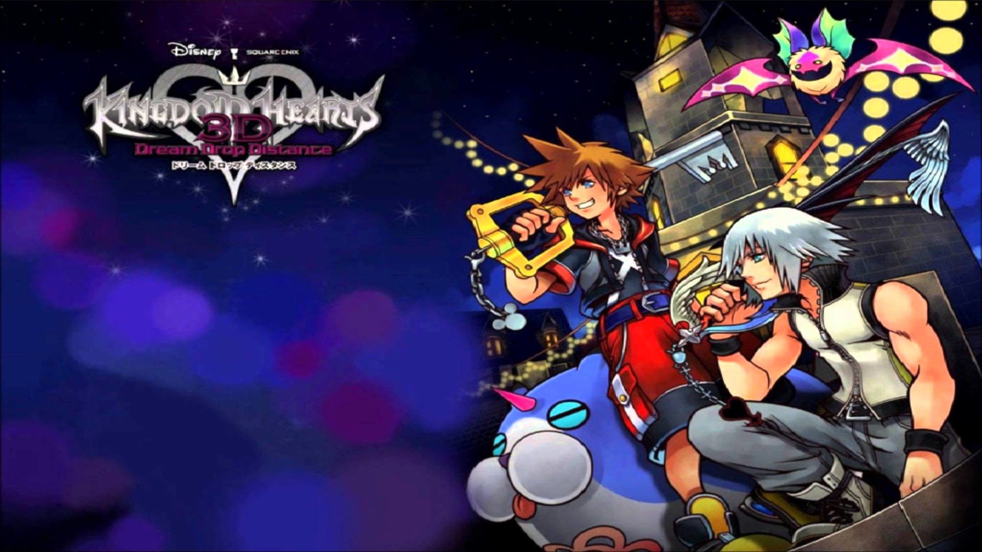 Dream d9. Kingdom Hearts 3d: Dream Drop distance. Kingdom Hearts 3ds. Riku Kingdom Hearts Dream Drop. Обои 1920 1080 Kingdom Hearts 3d Dream.