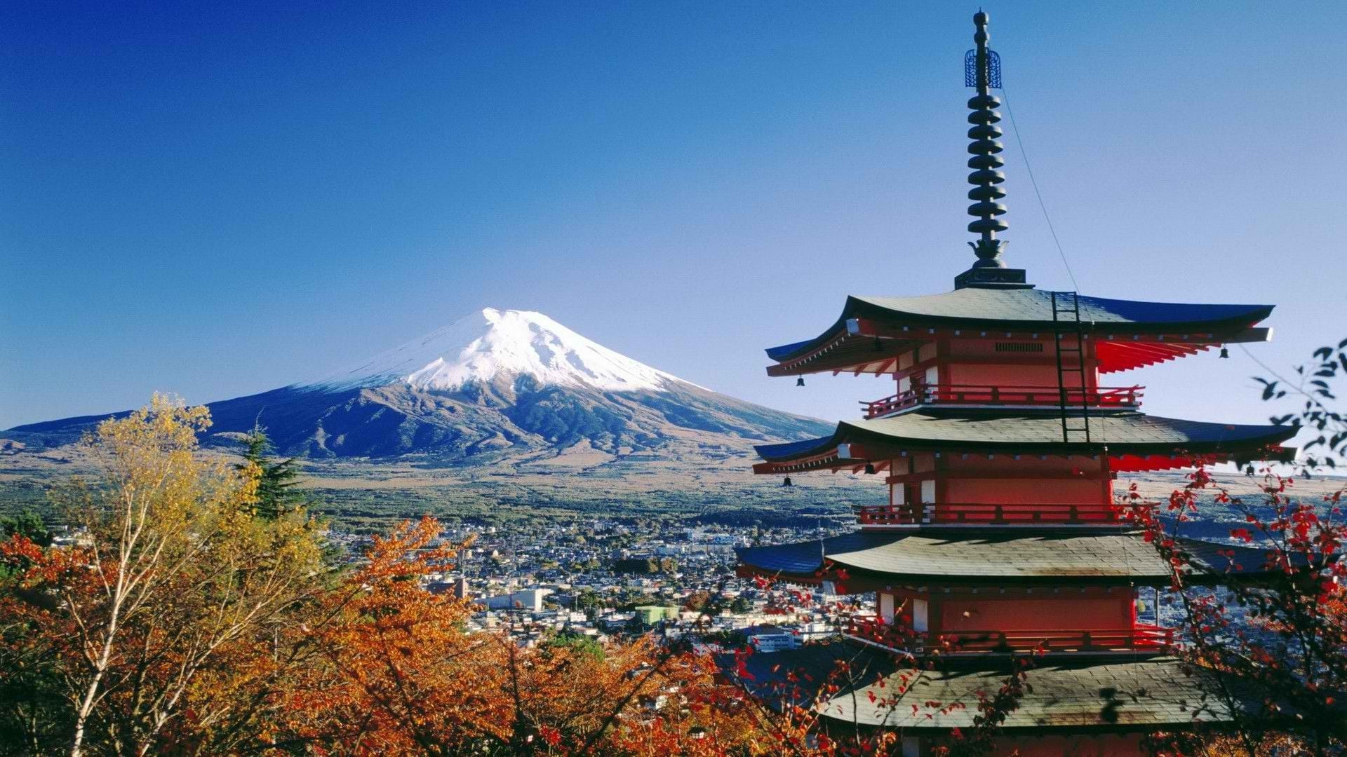 Mount Fuji Lake Scenery 4K Wallpaper iPhone HD Phone #8150g