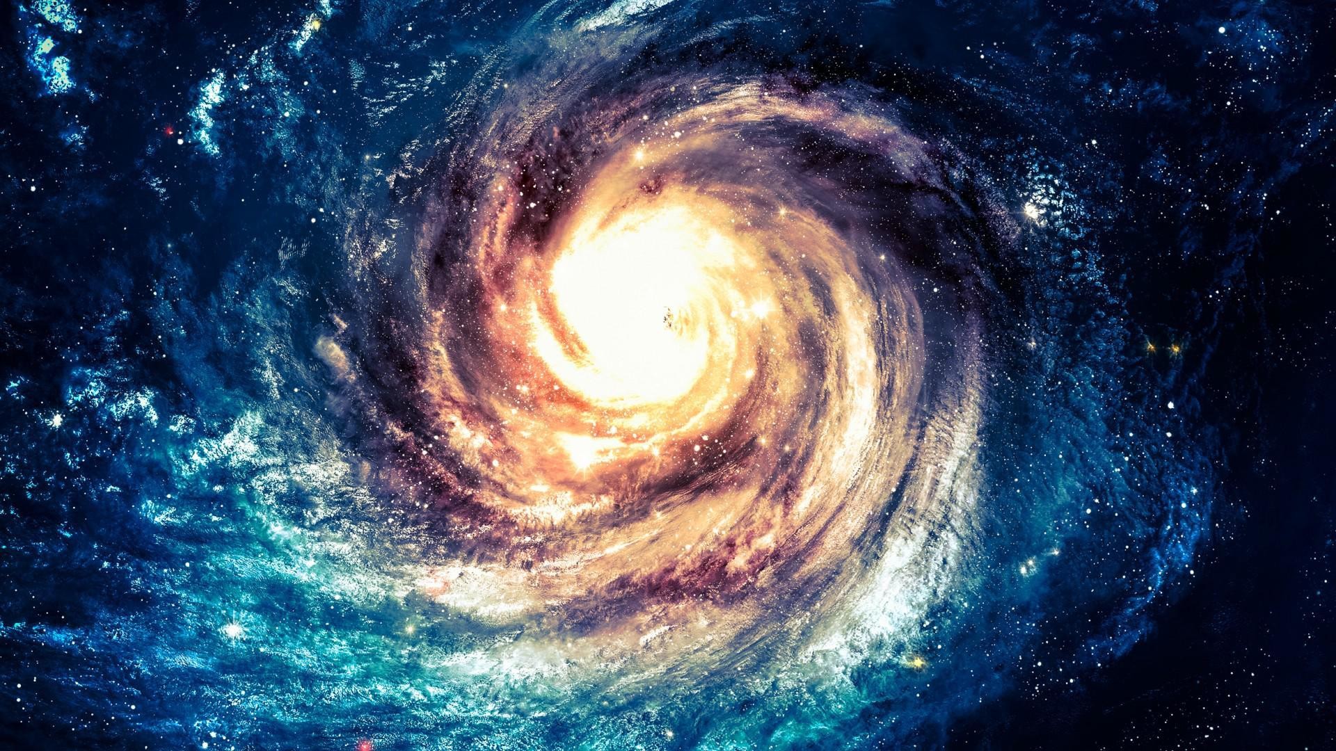 Universe Galaxy Spiral Stars 1920x1080