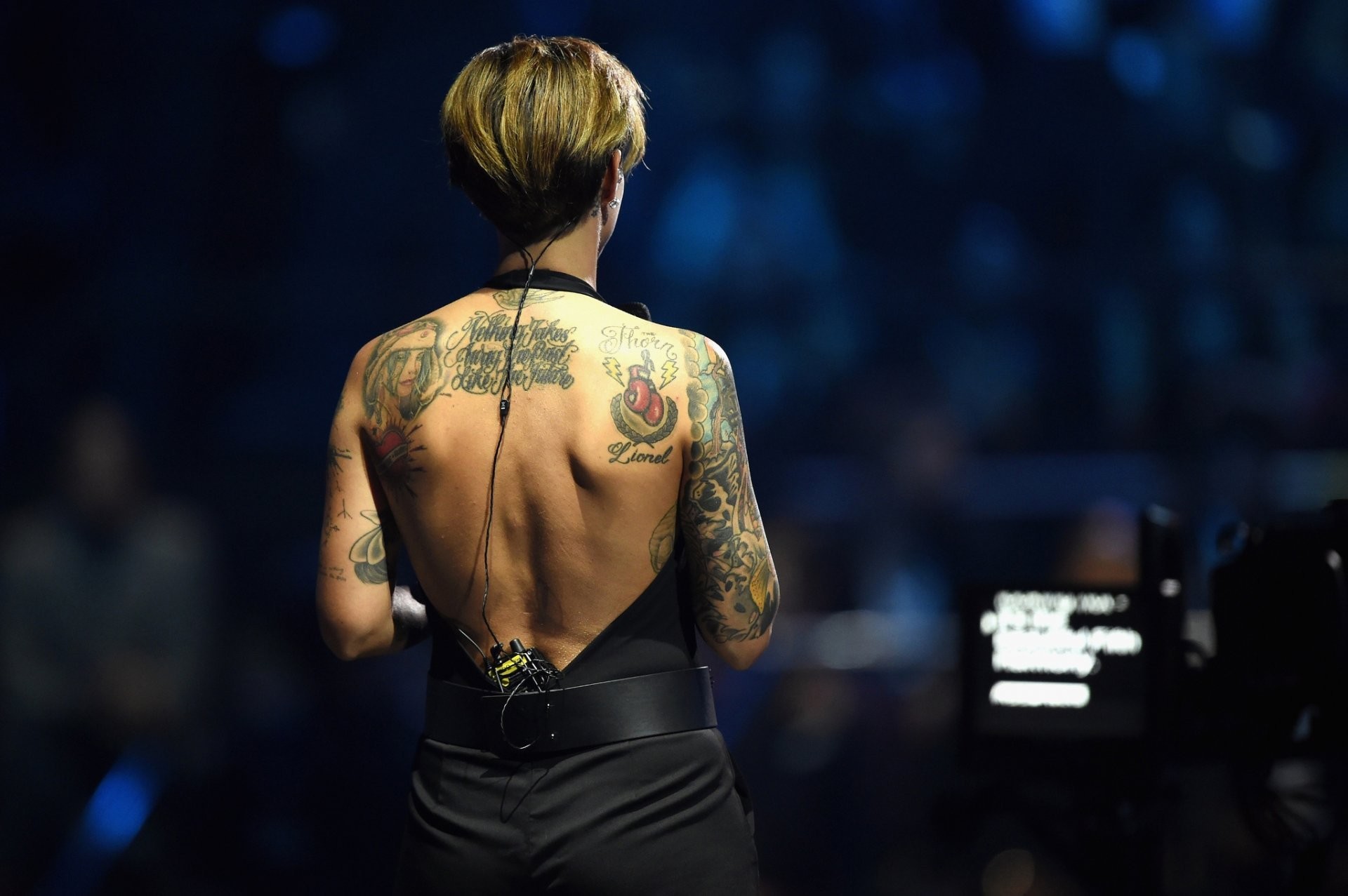 ruby rose australian singer ruby rose tattoos mtv ema's 2015 show 1920x1277