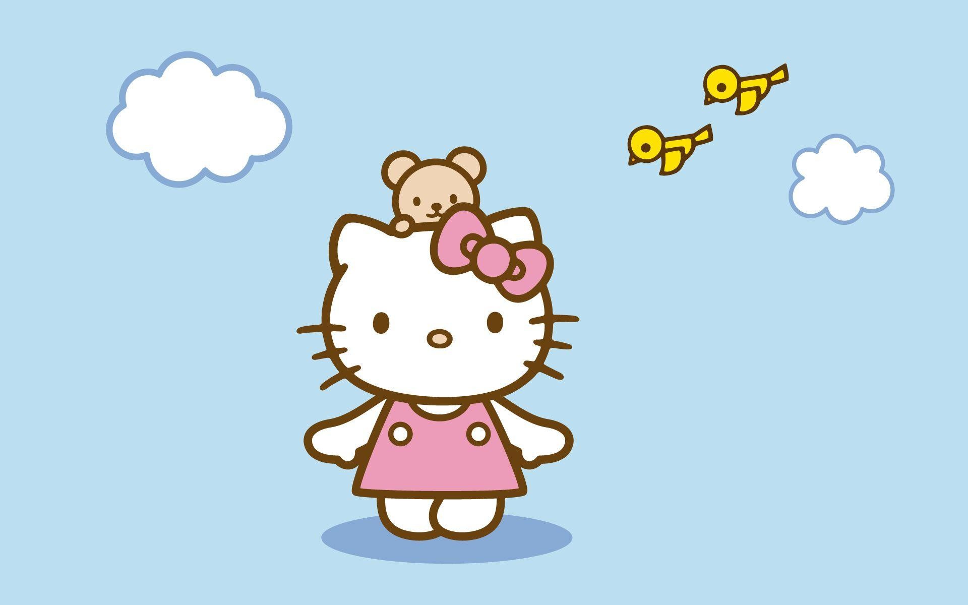 Hello cute girly hello kitty kawaii pink themes HD phone wallpaper   Peakpx