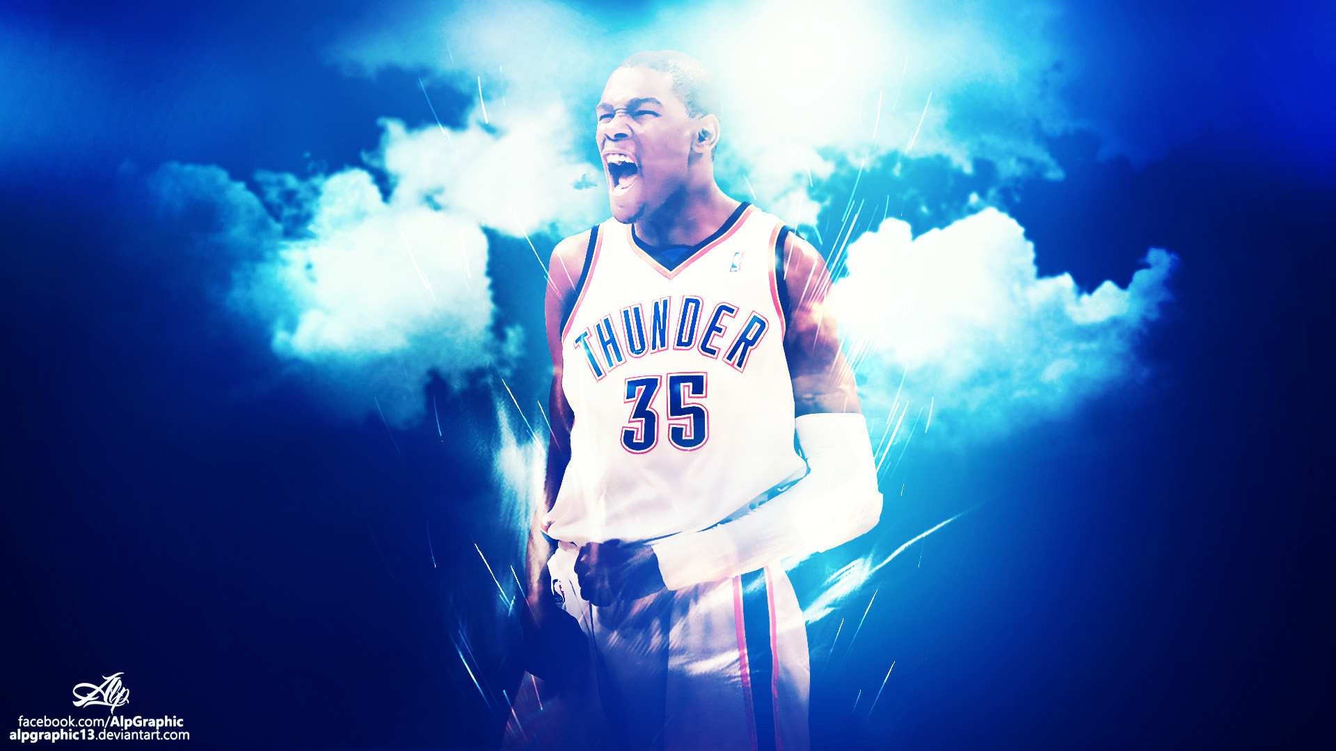 Download Kevin Durant Okc Cool Basketball Iphone Wallpaper