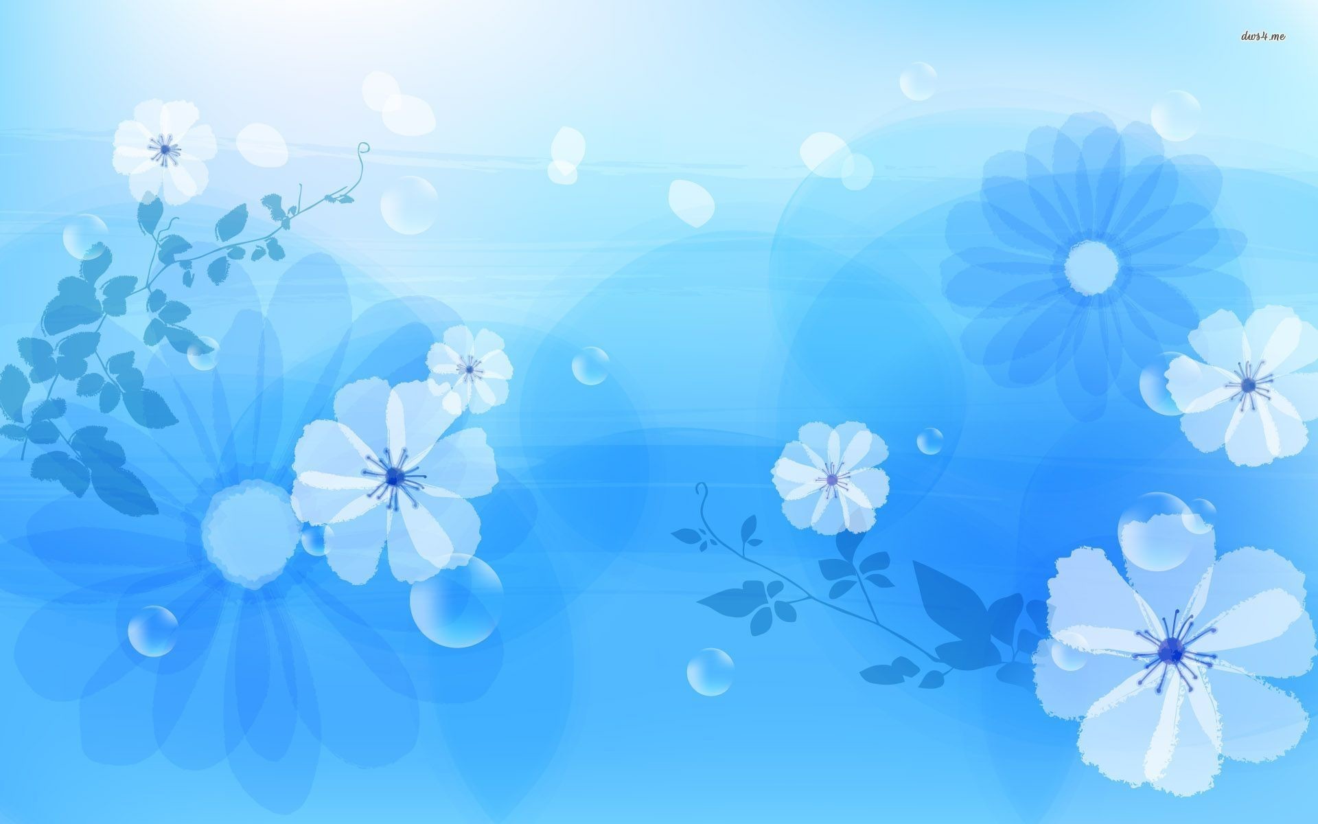 Blue Flowers Wallpaper (62+ pictures)