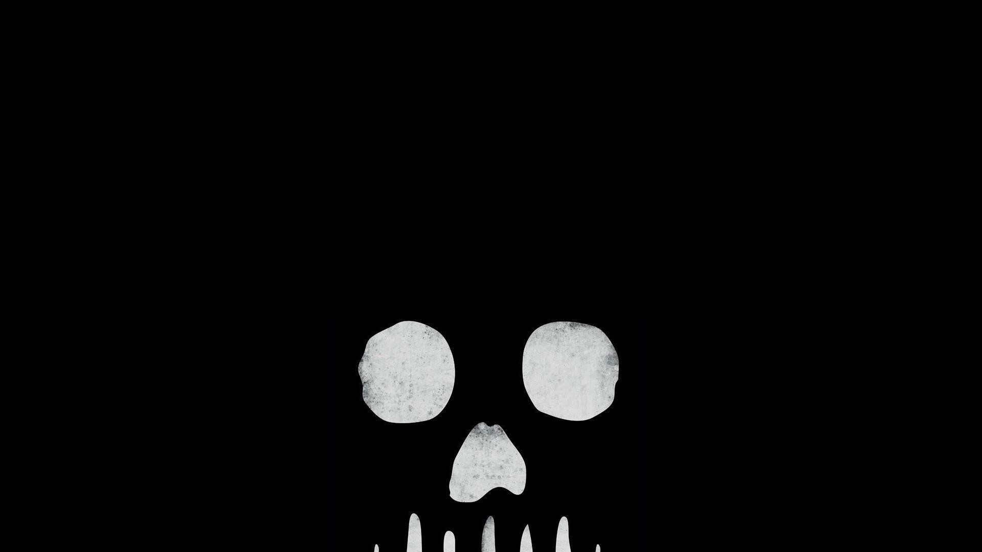 Black Skull Wallpaper.