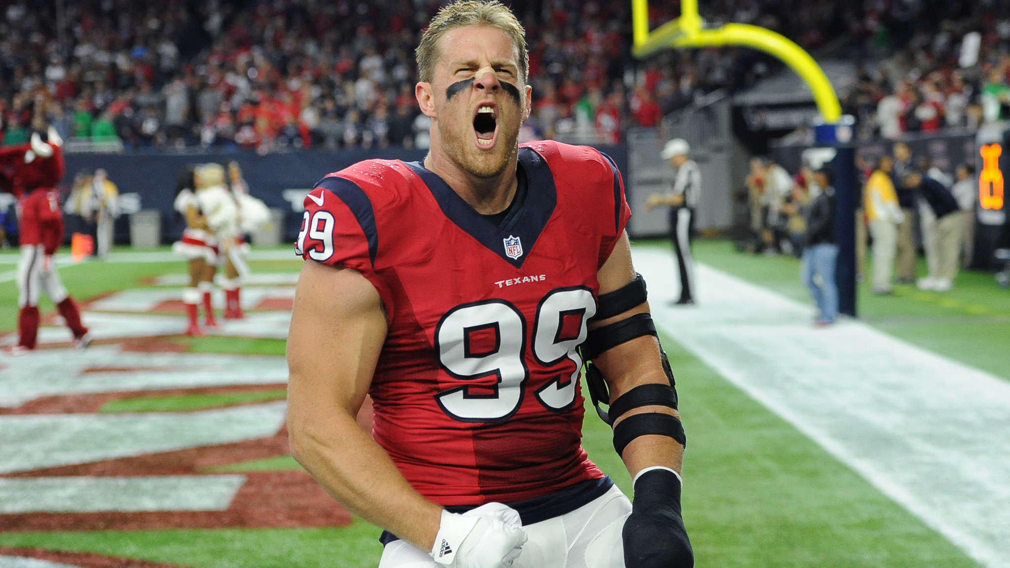 2048x1152 wallpaper Houston Texans, sports, american football, J J Watt 2048x1152