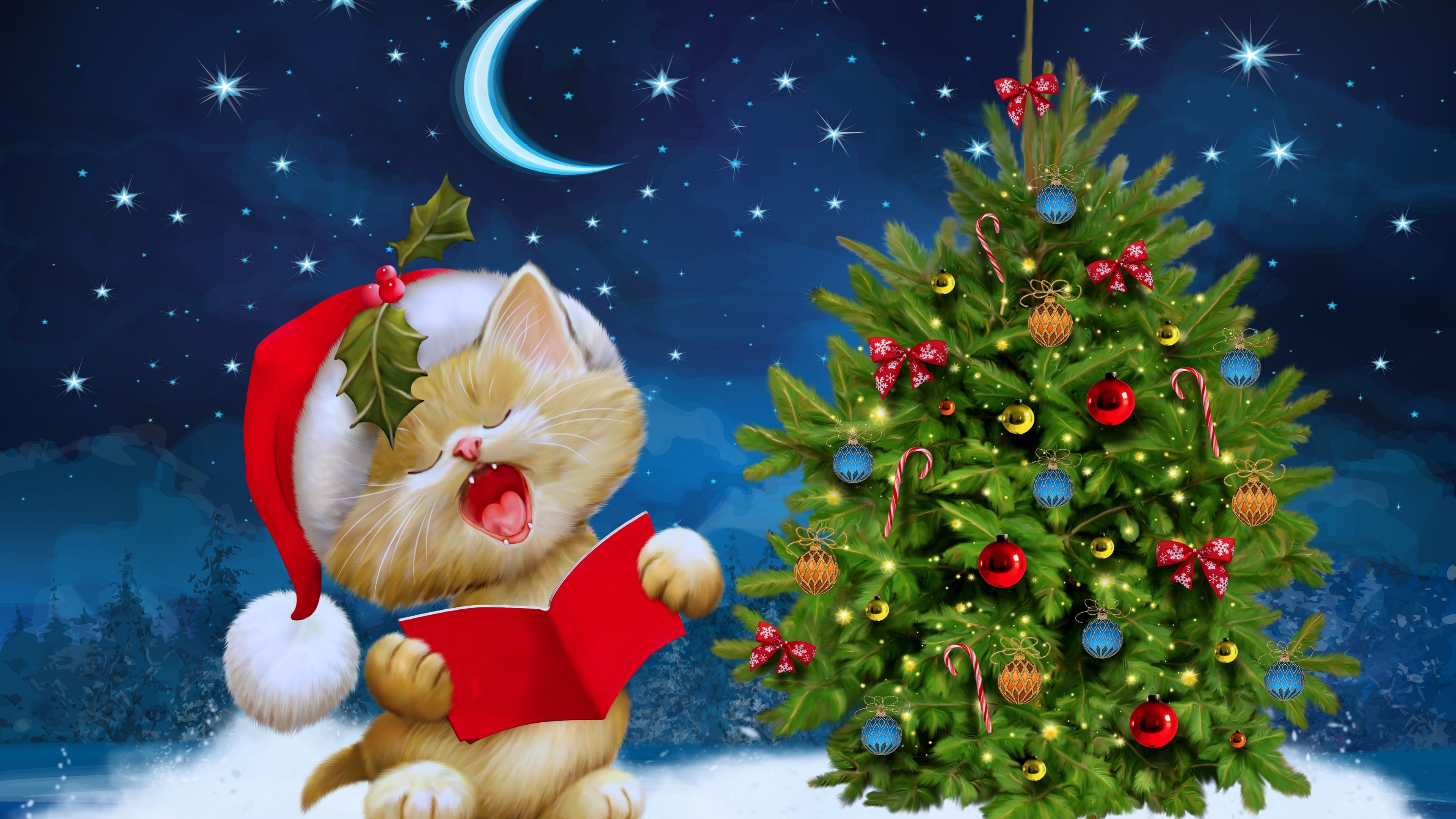 Hello Kitty Christmas Backgrounds (49+ pictures)