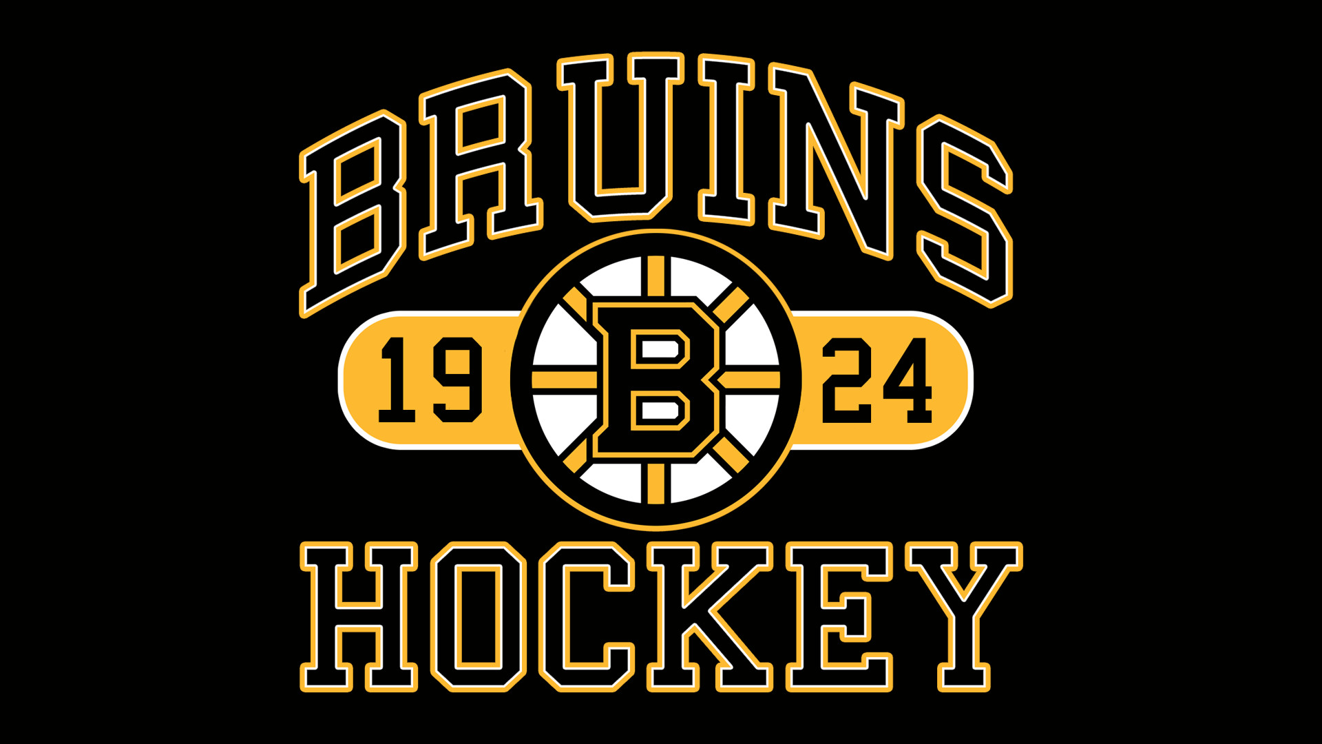 I made some Bruins mobile wallpapers check my comment for a black and  reverse retro version  rBostonBruins