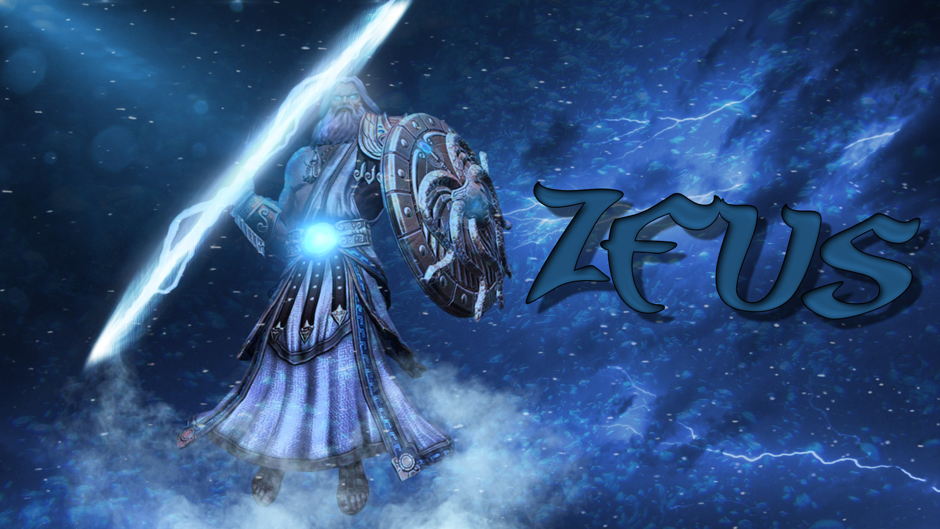 Dota 2 Hero Zeus Roles Nuker Abilities Thundergod's Wrath Static Field Arc  Lightning Lightning Bolt Loading Screen Game Wallpapers Hd 1920x1080 :  Wallpapers13.com