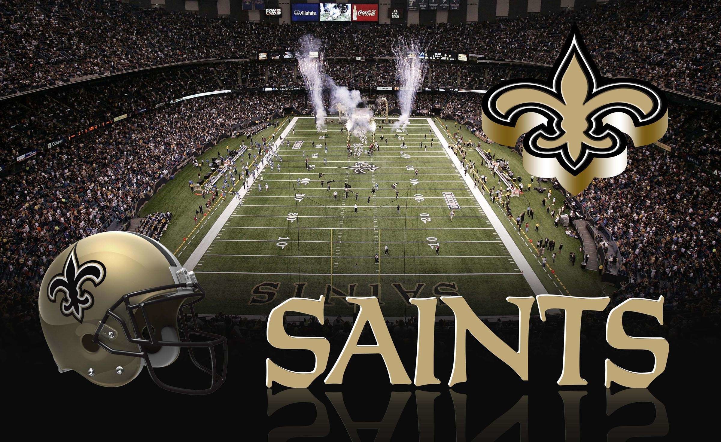 New Orleans Saints American football logo saints computer HD wallpaper   Pxfuel