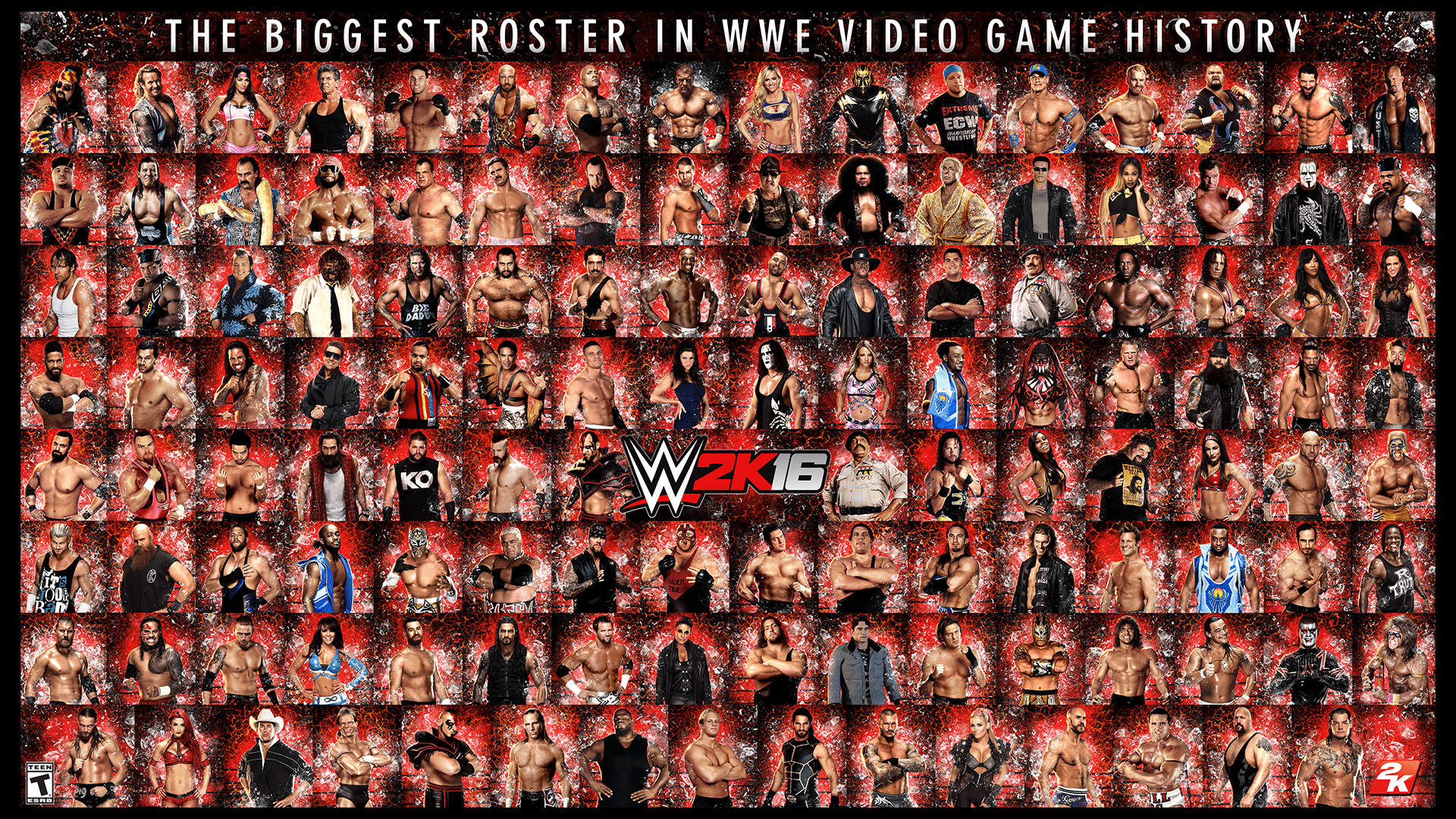 WWE 2K16: Official Wallpaper Confirms Final On-Disc Roster Addition 1920x1080