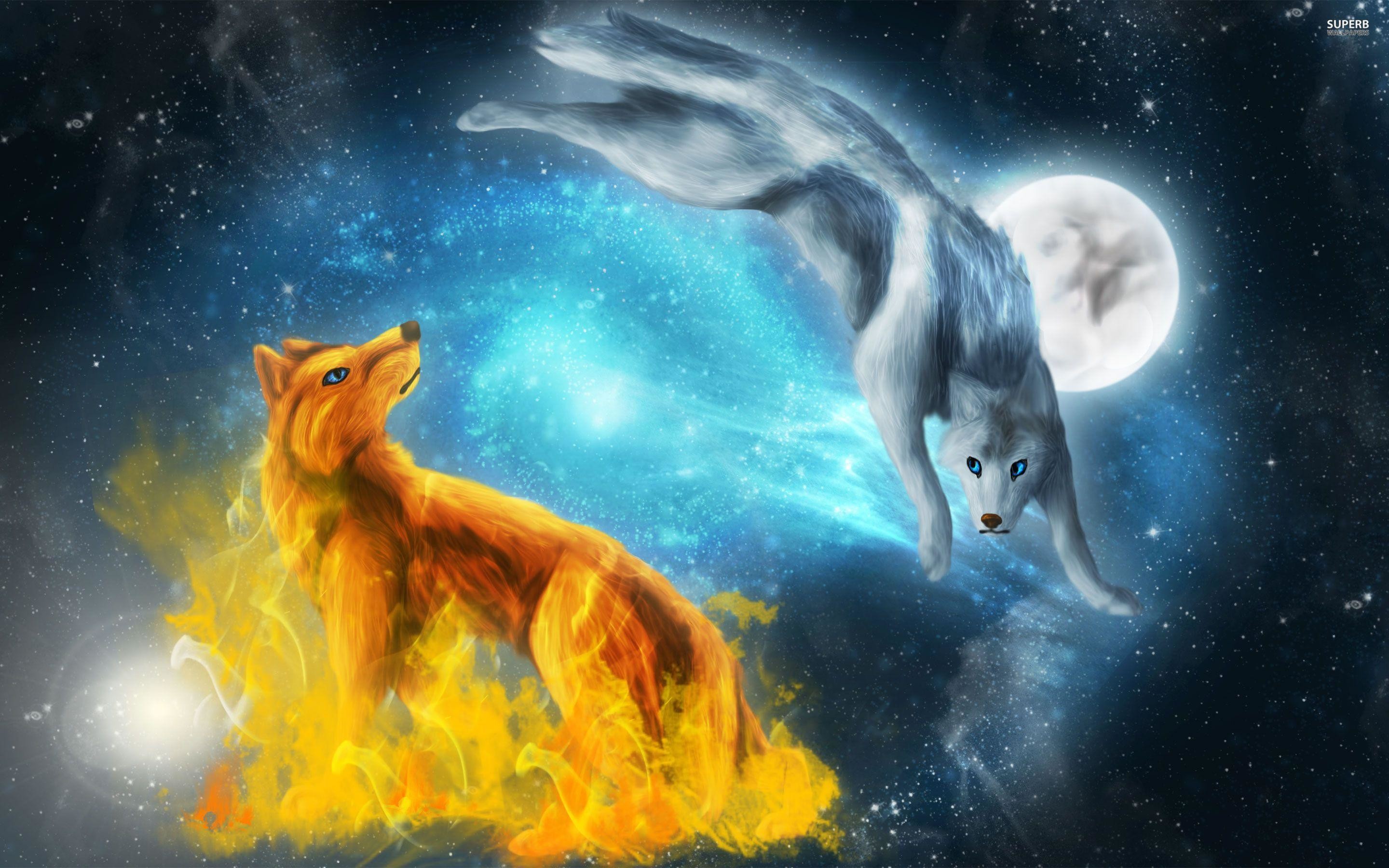 Wolf Howling At The Red Moon Wallpaper 62 Pictures