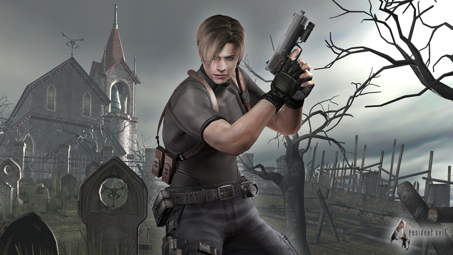 Leon Resident Evil 4 Remake Wallpaper 8K #5041h