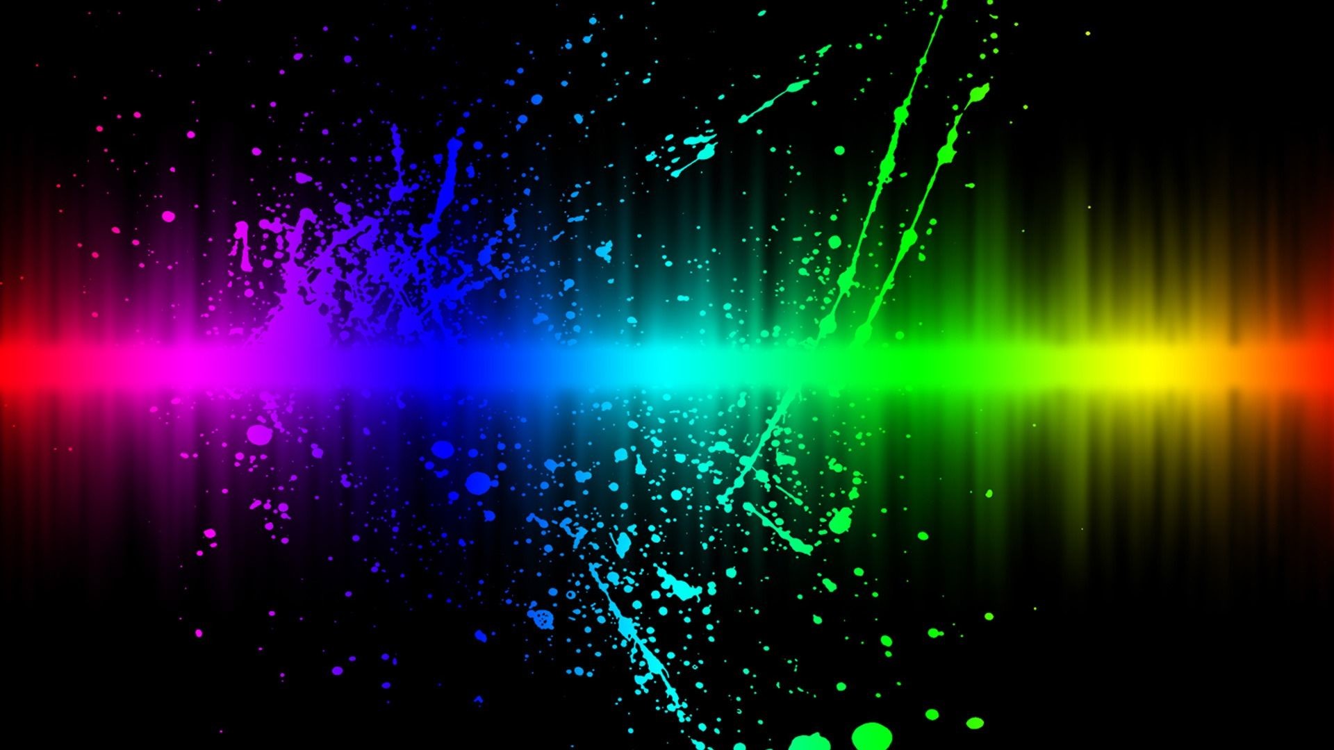 Free Vector  Abstract neon lights wallpaper theme