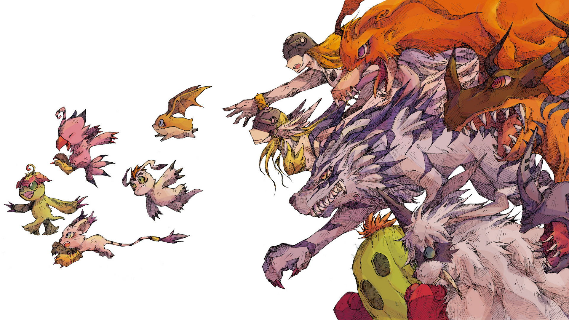 Digimon, anime, HD wallpaper