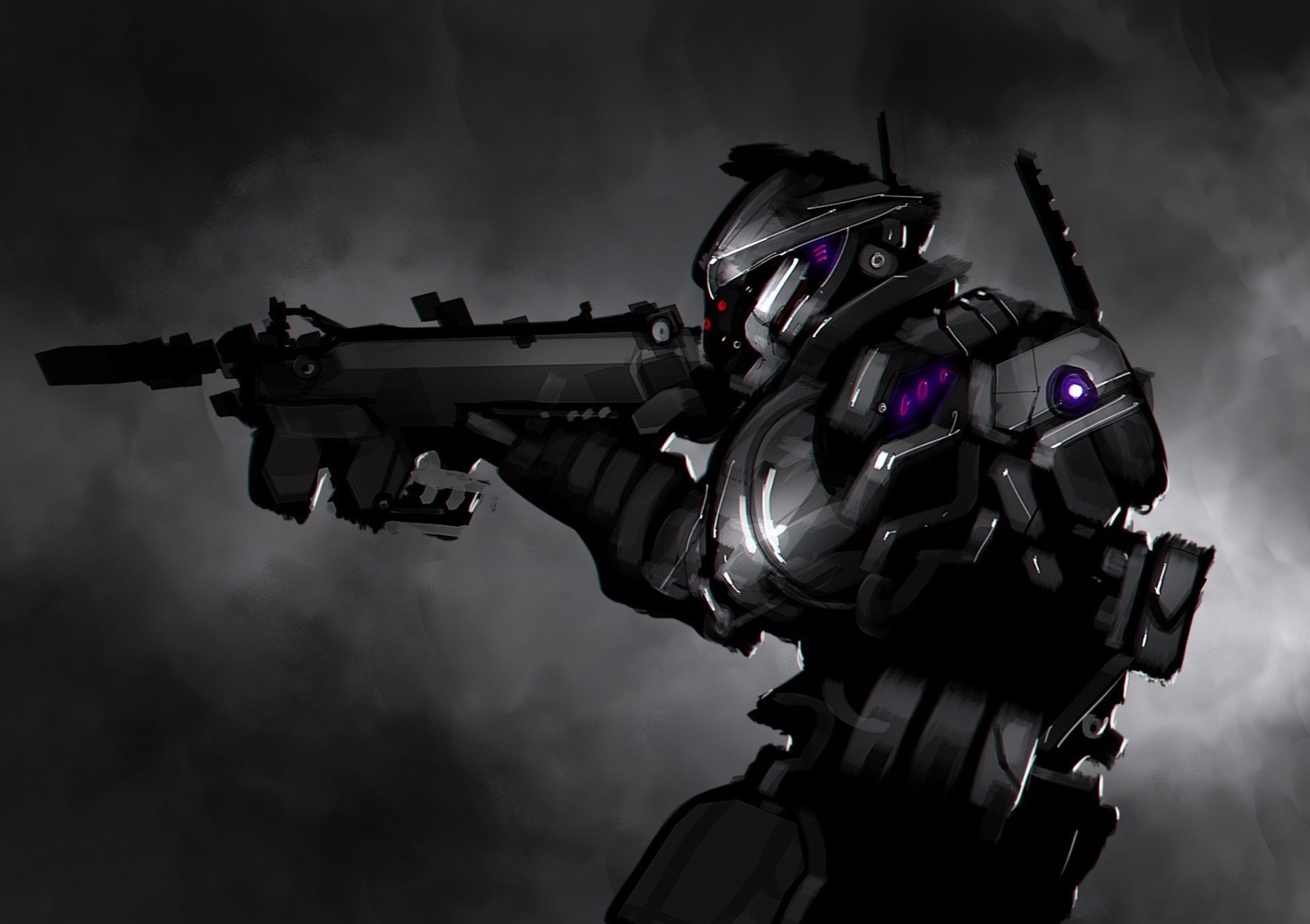 swat weapon machine suit special forces 1920x1355