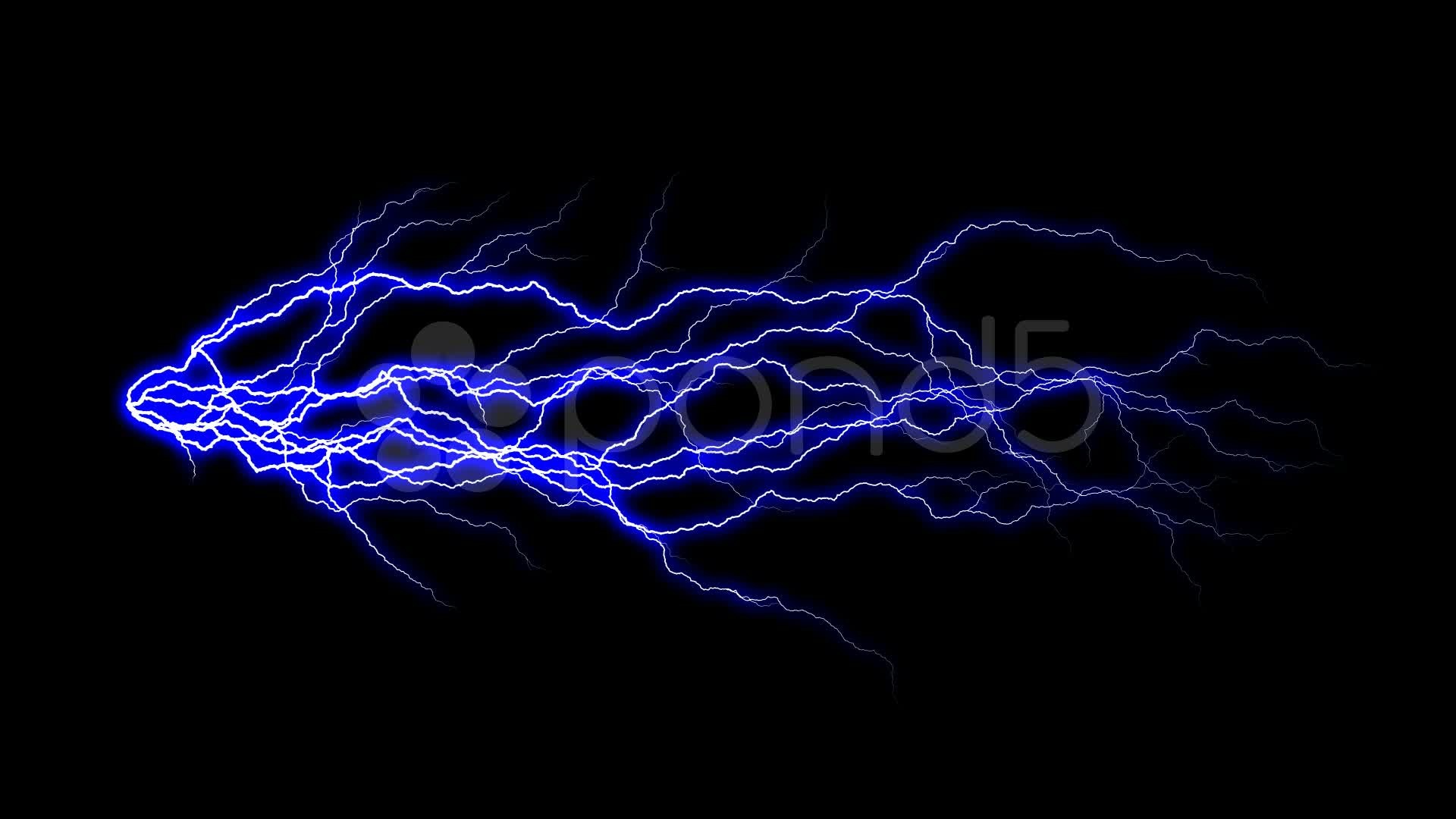 Lightning Anime Shock Background