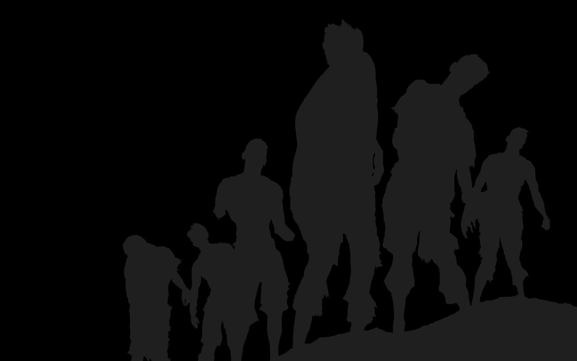 Zombie Outlines Wallpaper 52287 1920x1200