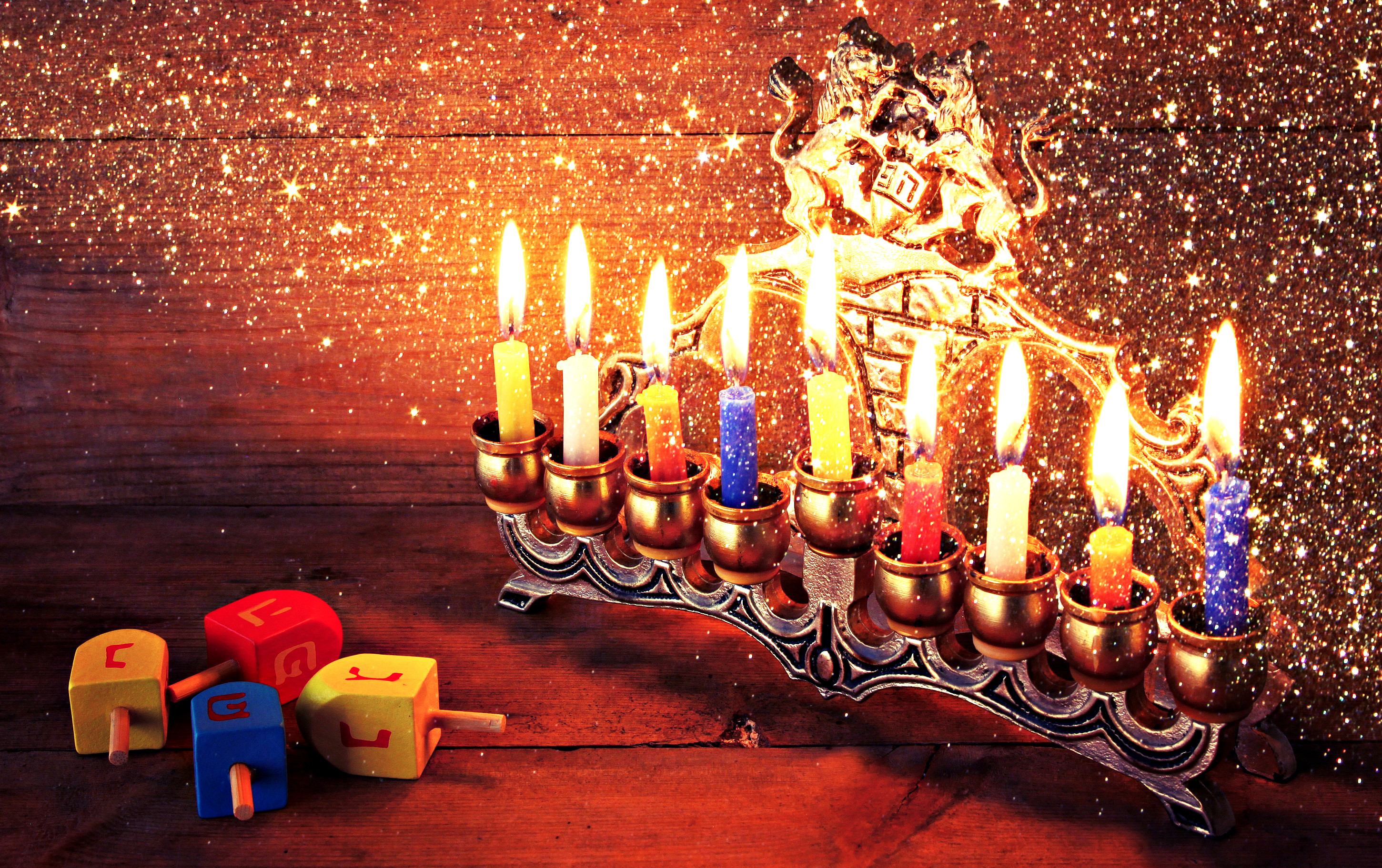 Holiday - Hanukkah Candle Wallpaper 2901x1823