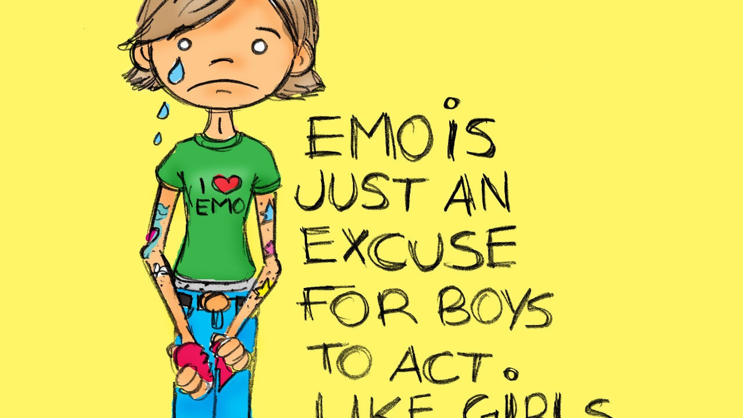 Cute Emo Backgrounds 2560x1440