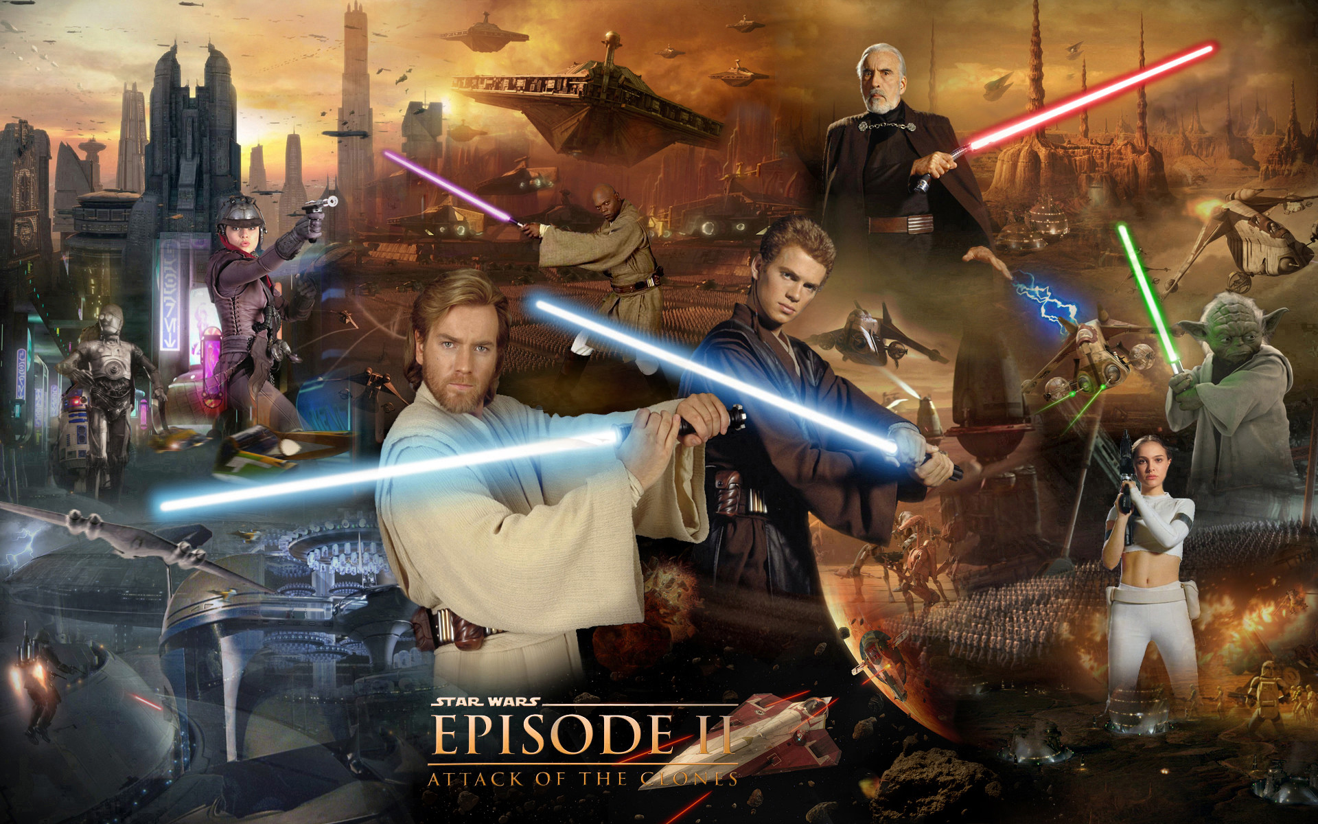 ... Star Wars Episode II - Attack Of The Clones by 1darthvader 1920x1200