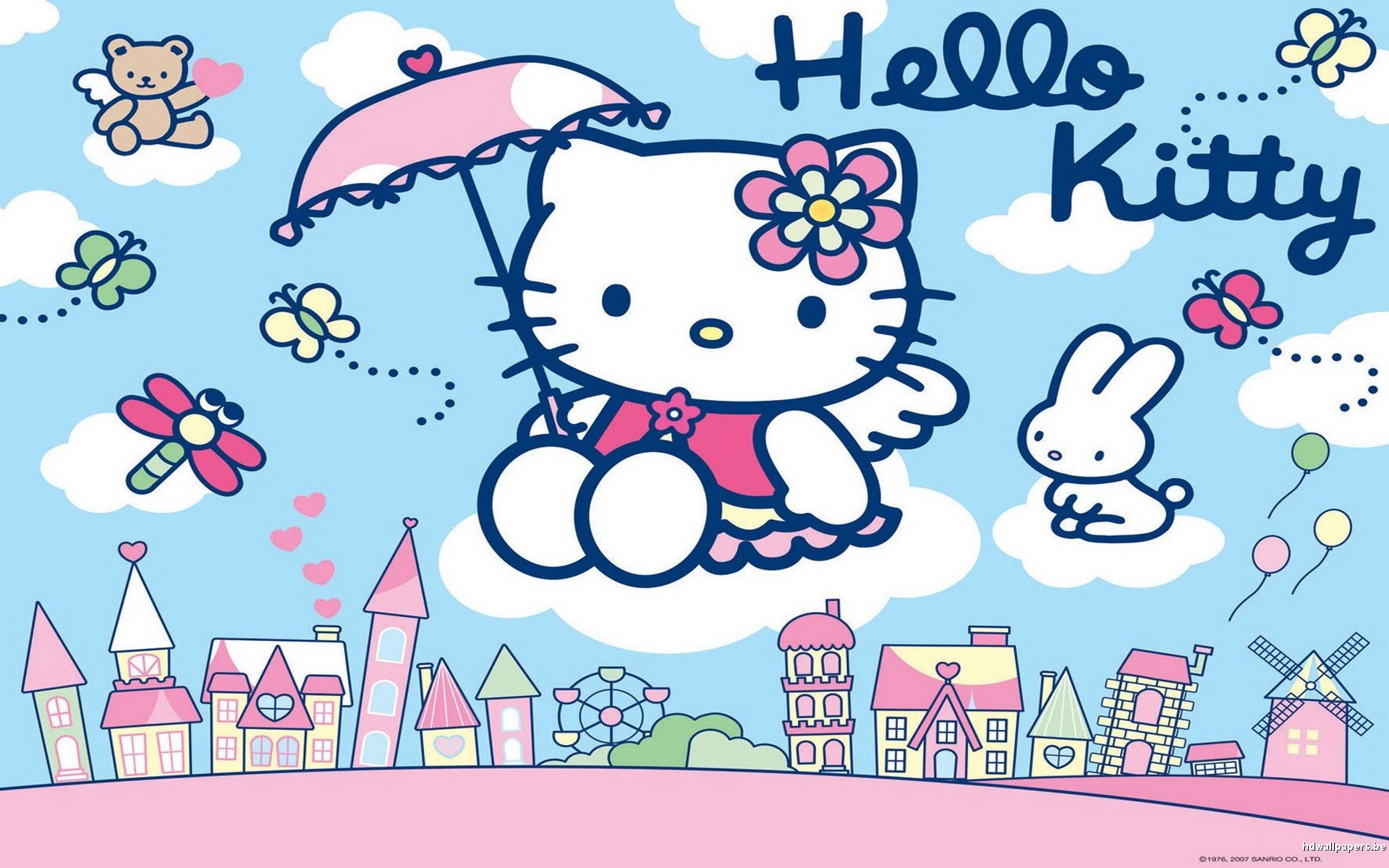 Keep going Wallpaper 4K Hello Kitty background 9941