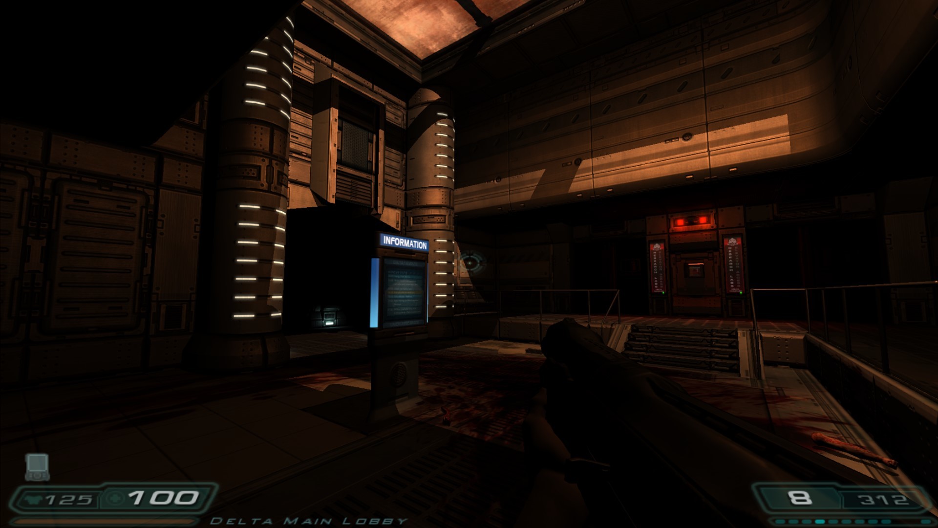 Doom 3 механики. Doom 3 большие помещения Art.