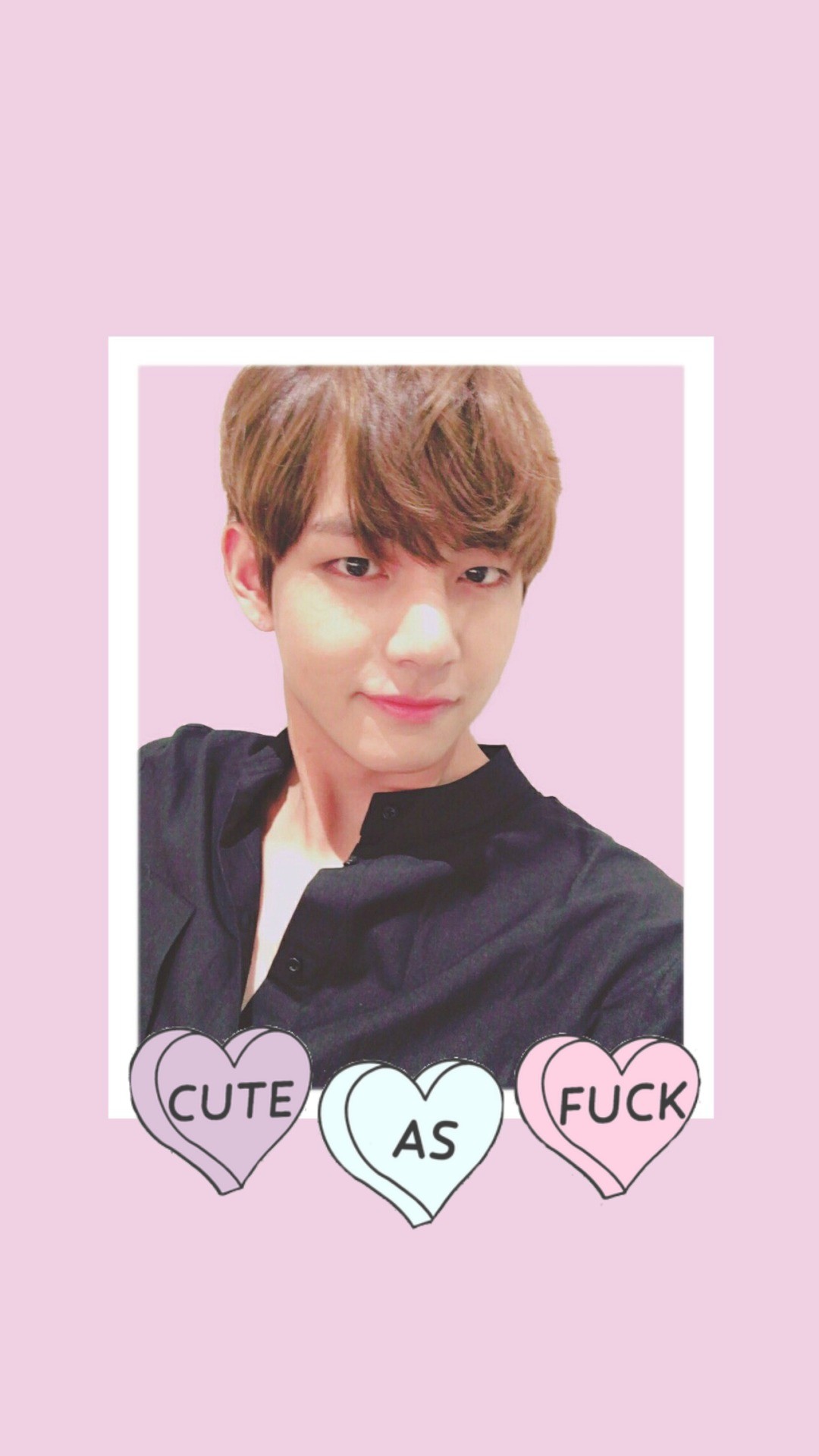 Kim Taehyung Pastel Lockscreens 1080x1920