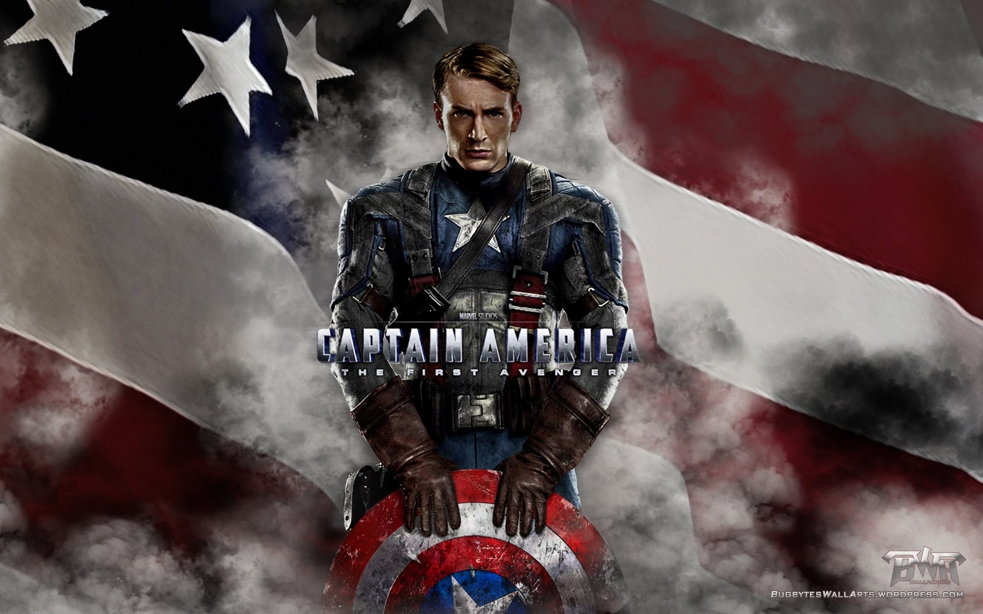 Капитан Америка Крис Эванс обои