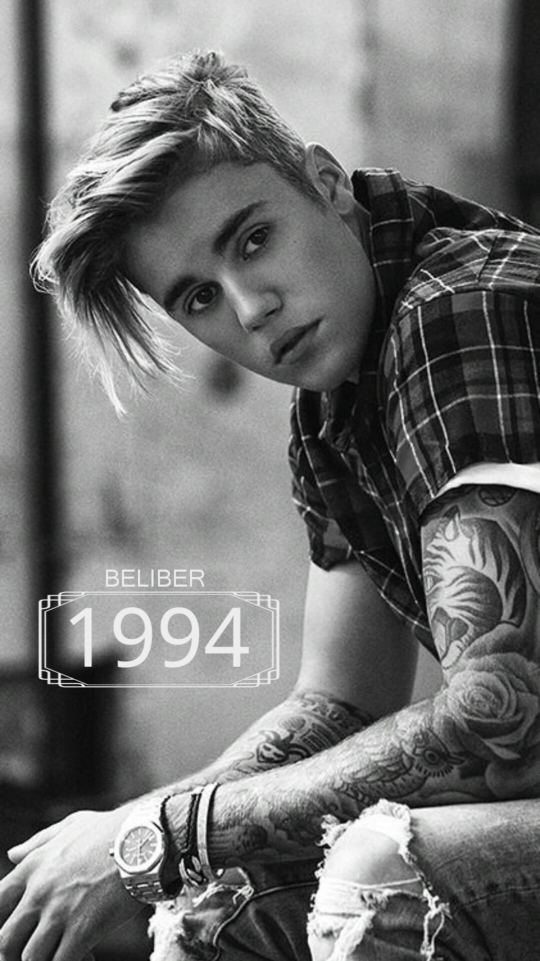 Justin Bieber Wallpaper 4K, Neon, Canadian singer